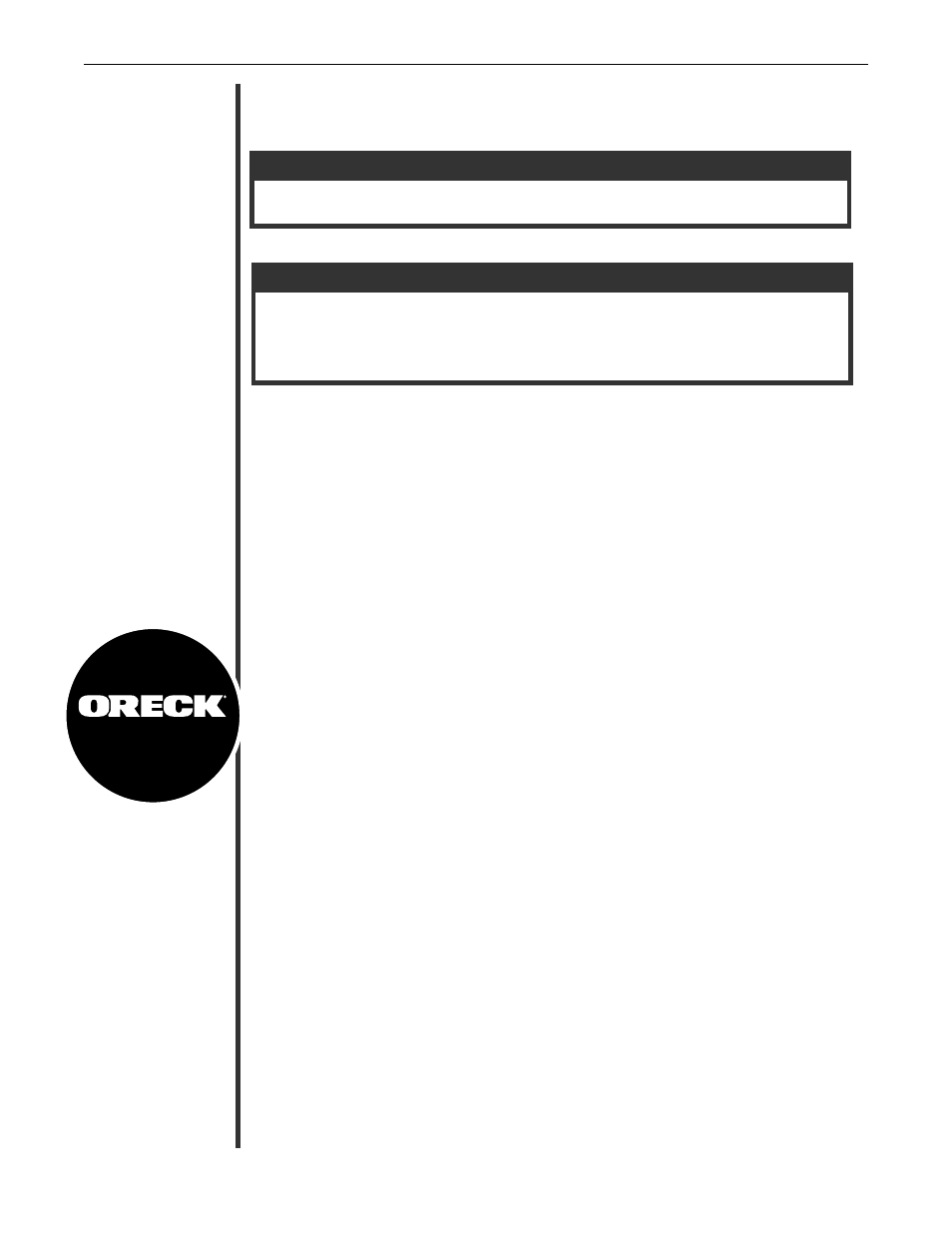 Parts. warranty | Oreck Upright Vacuum XL Silver Series U3771 User Manual | Page 9 / 28