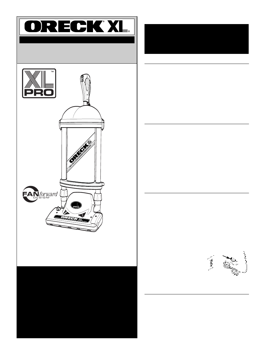 Important, Ds1700hy, Guarde este folleto | Grado profesional, Suario | Oreck DS1700HY User Manual | Page 12 / 16