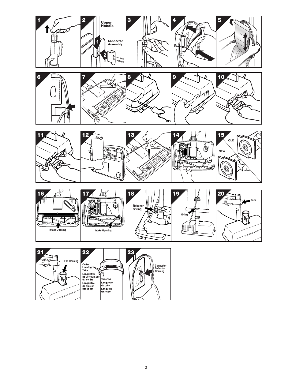 Oreck XL U2007RH User Manual | Page 2 / 8