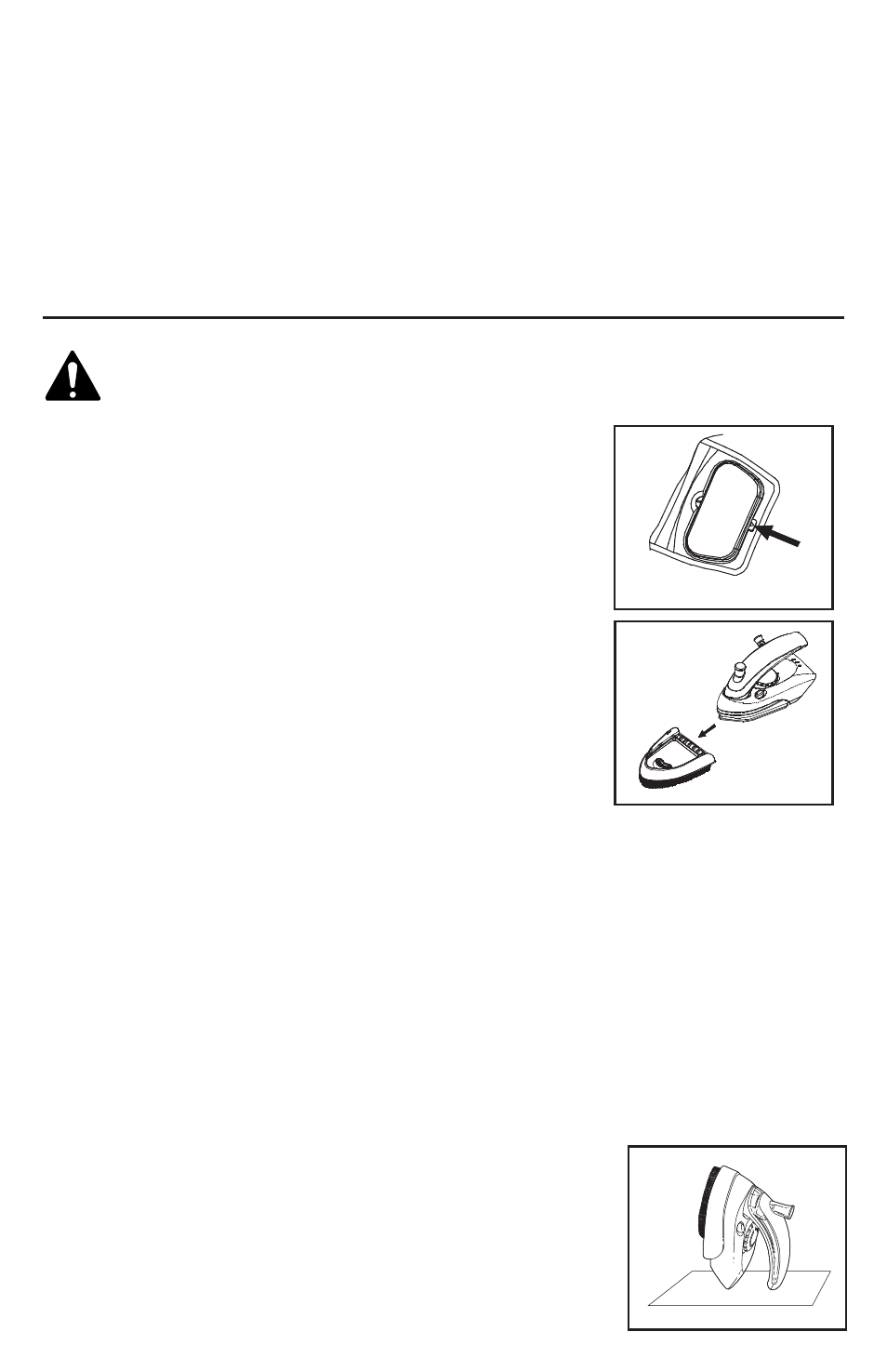 Operating instructions for use as a steamer, Attachments, Directions | Using as a dry iron | Oreck JP777 User Manual | Page 6 / 7