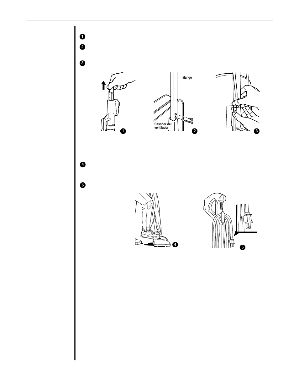 Operación | Oreck XL GOLD SERIES U4151 User Manual | Page 13 / 28