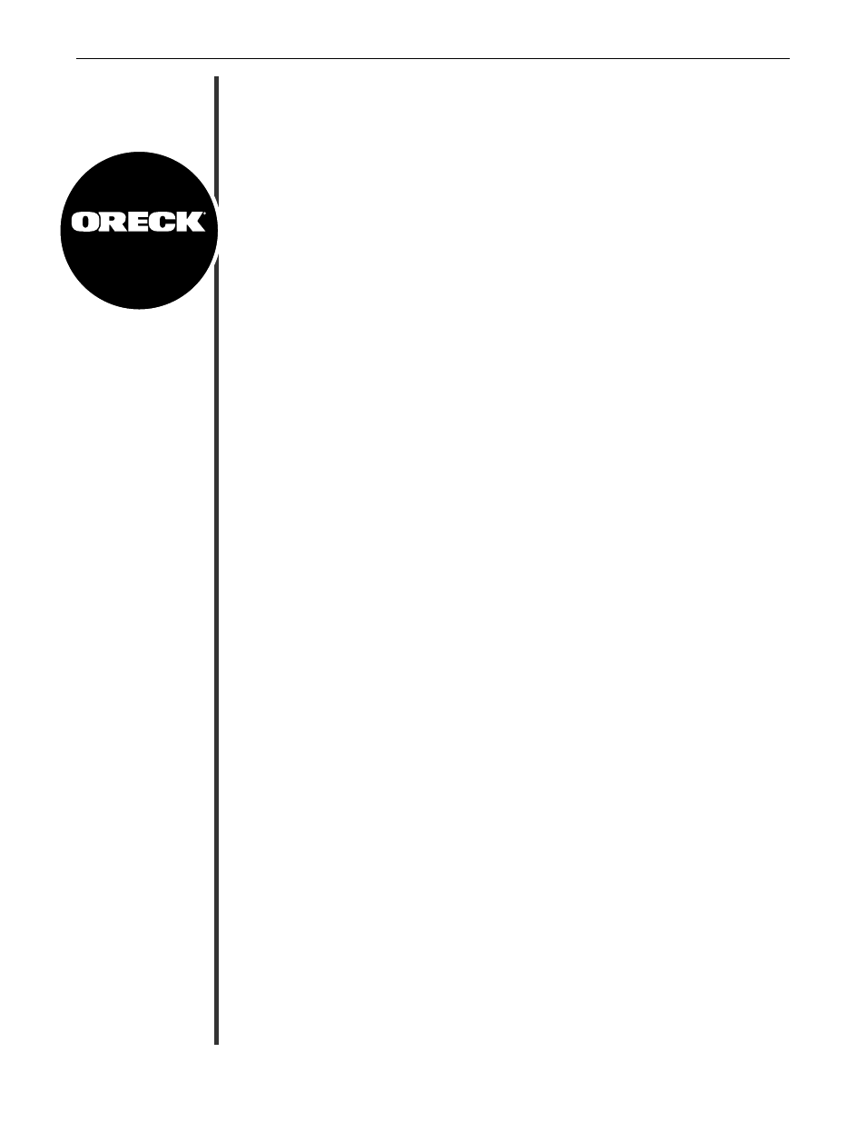 Garantía | Oreck XL GOLD SERIES U4151 User Manual | Page 18 / 28