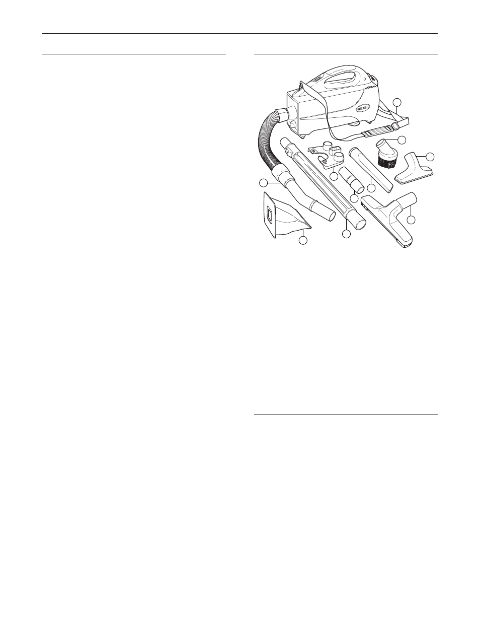 Parts list, Accessories, Warranty | Oreck XL BB1000 User Manual | Page 4 / 15