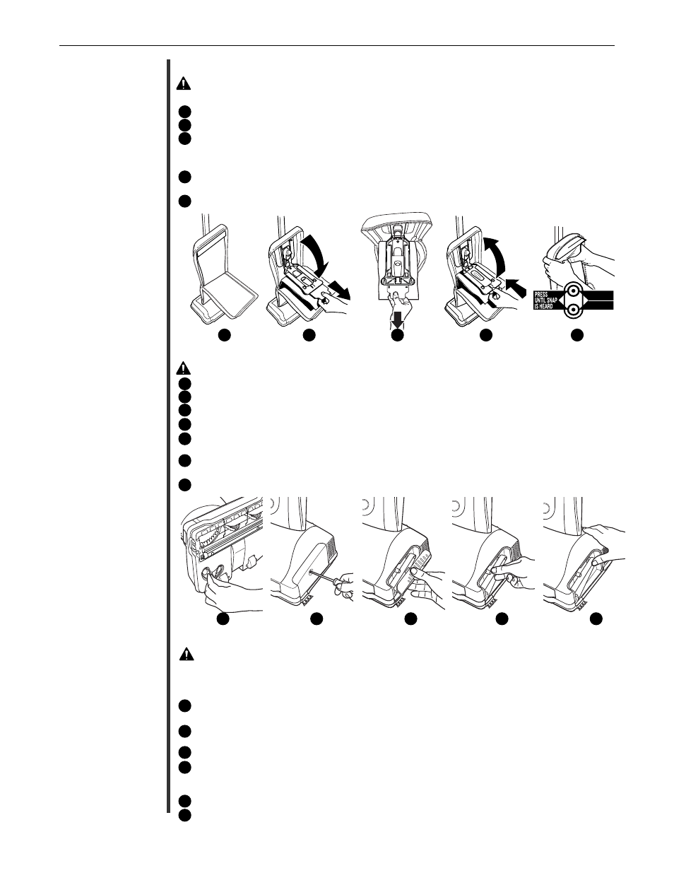 Entretien, Remplacement du sac à poussières filtrant, Remplacement d’une courroie usée | Réglage ou remplacement du balai | Oreck XL PLATINUM 79011-01REVB User Manual | Page 24 / 28