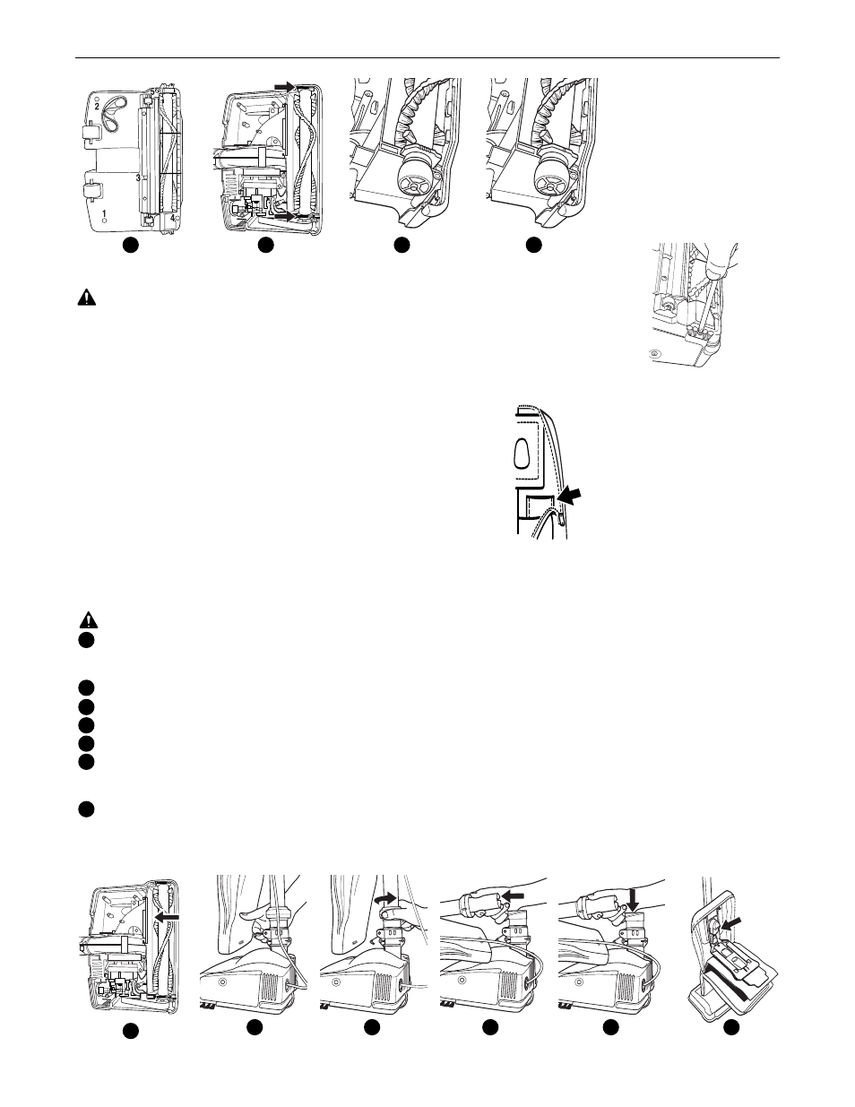 Replacing the led light, Replacing edge brush, Stuffing or blockage | Using an oreck fresh air | Oreck XL PLATINUM 79011-01REVB User Manual | Page 7 / 28