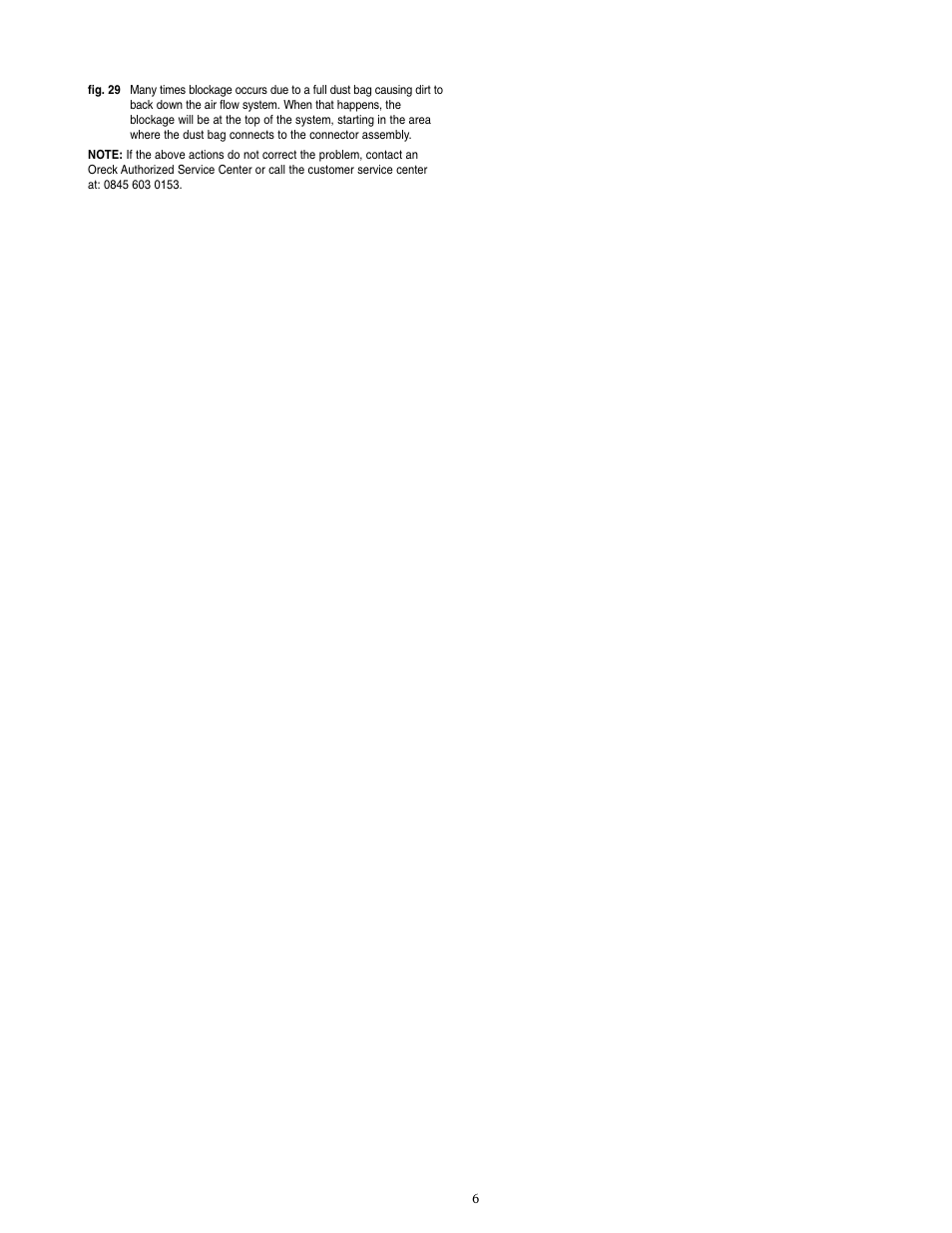 Oreck XL5-105HH User Manual | Page 7 / 8