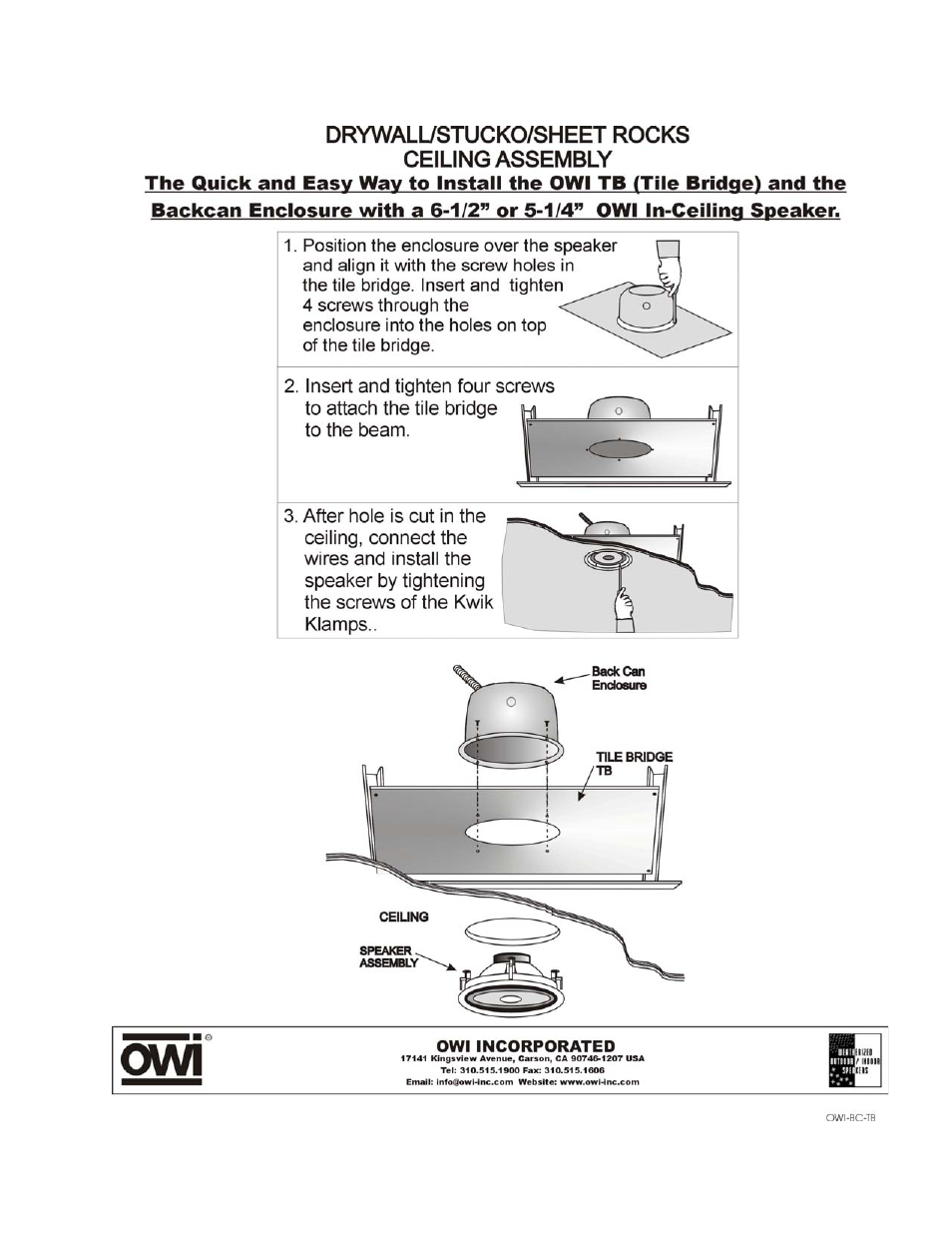 OWI AMP-IC5 User Manual | Page 11 / 16