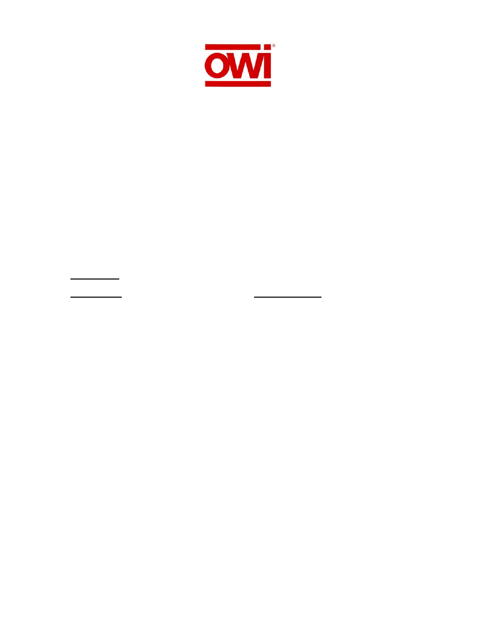 Installation instructions, Model ampic5 / ampic6 | OWI AMP-IC5 User Manual | Page 4 / 16