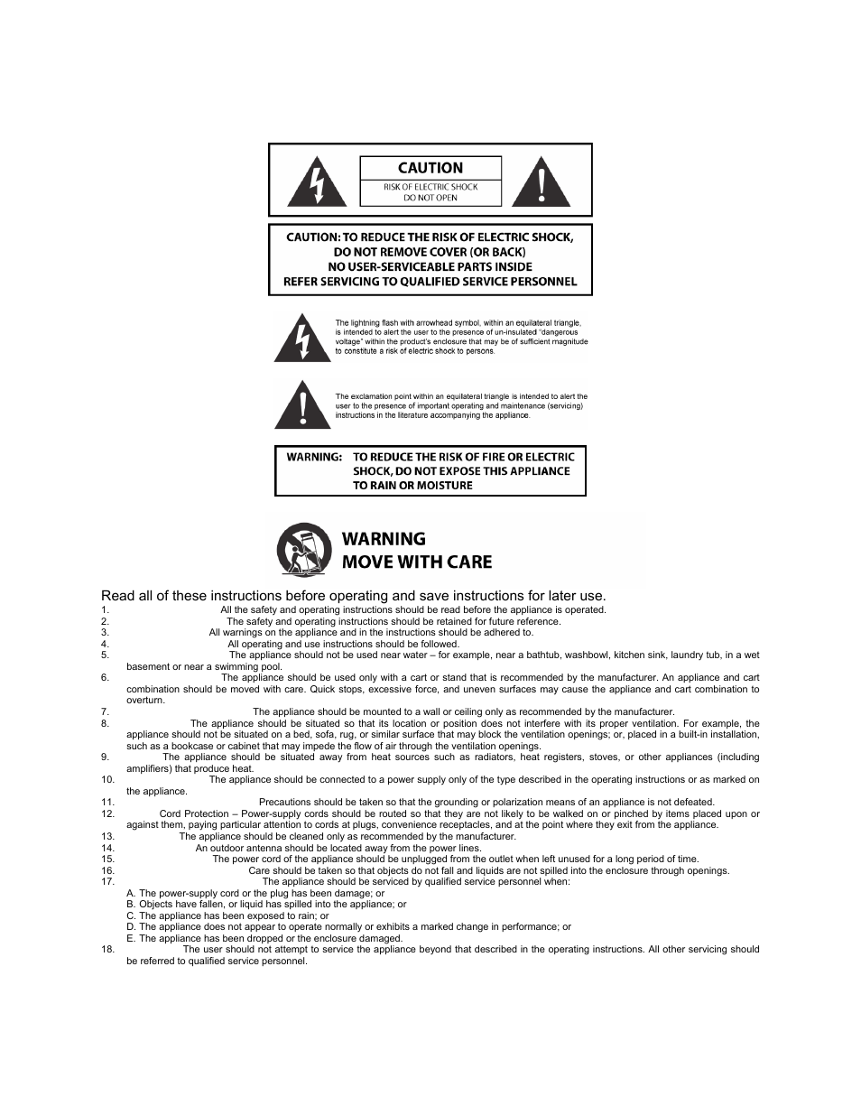 Safety instructions | OWI CRS-101 User Manual | Page 3 / 21