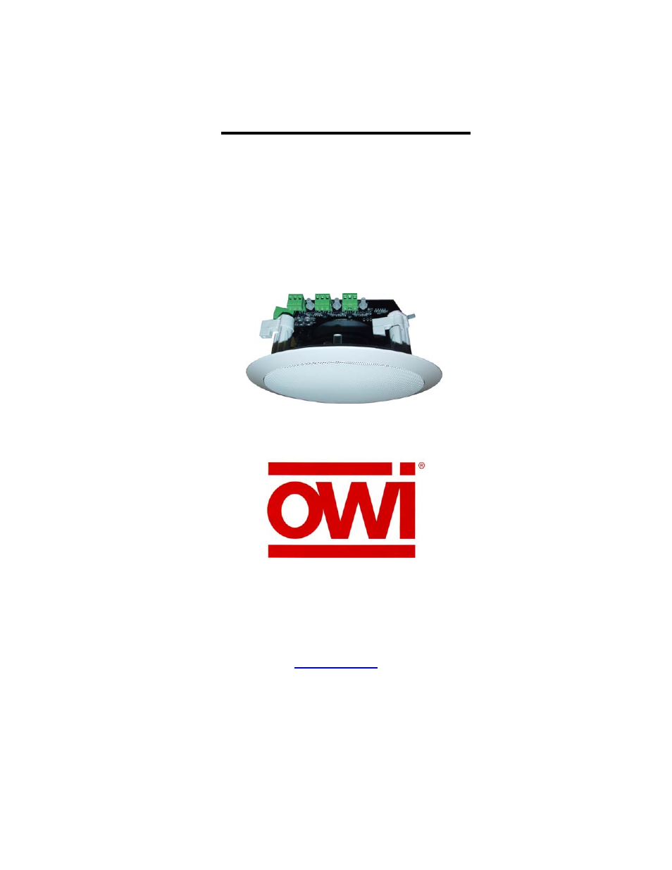 OWI AMP-3IC6 User Manual | 12 pages