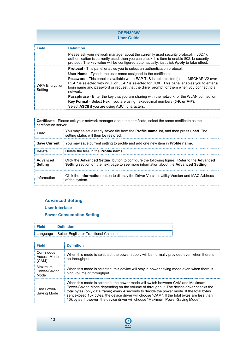 OpenBrain Wireless USB Adaptor 303W User Manual | Page 10 / 14