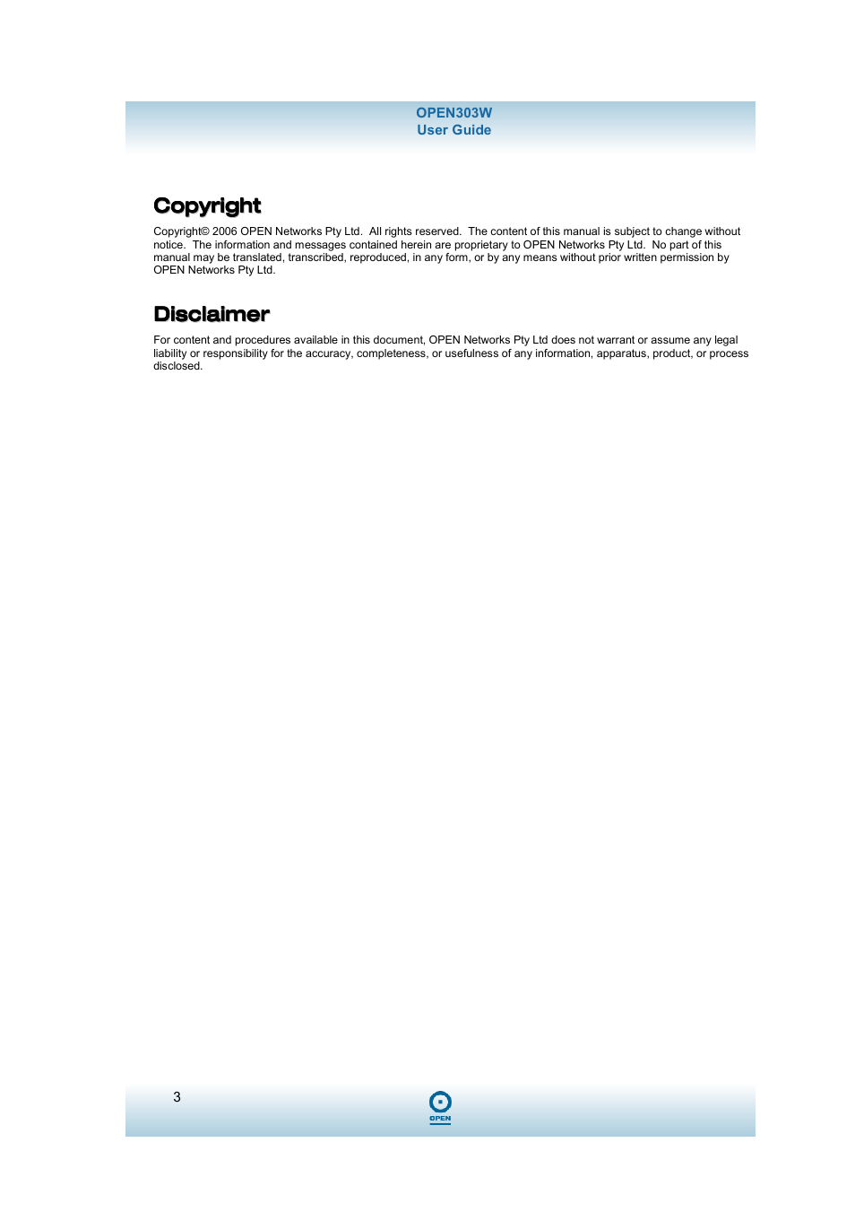 OpenBrain Wireless USB Adaptor 303W User Manual | Page 3 / 14
