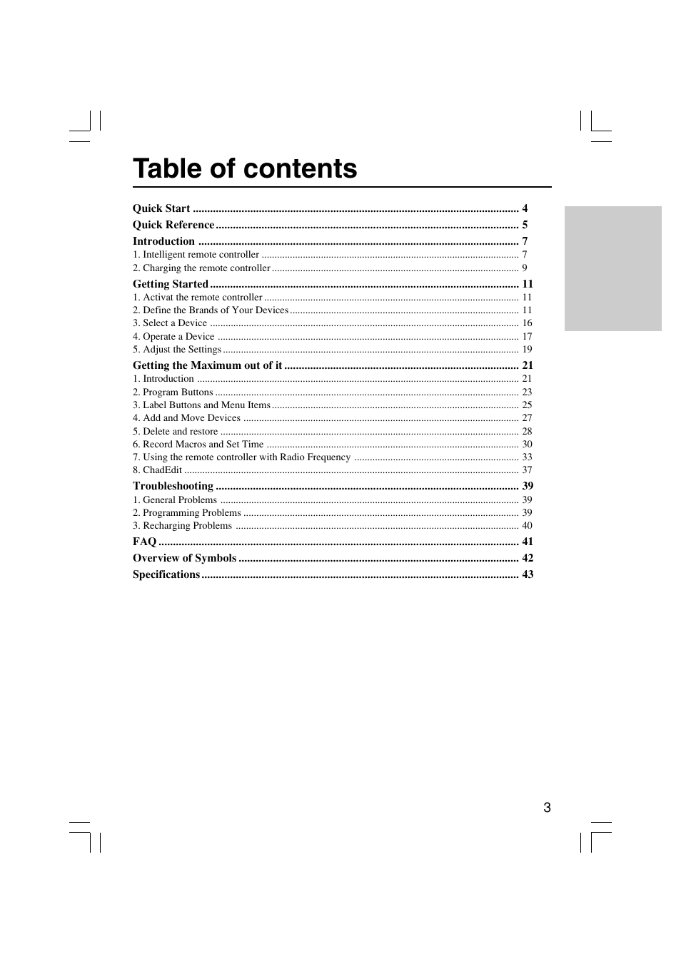 Onkyo USR-5RF User Manual | Page 3 / 44