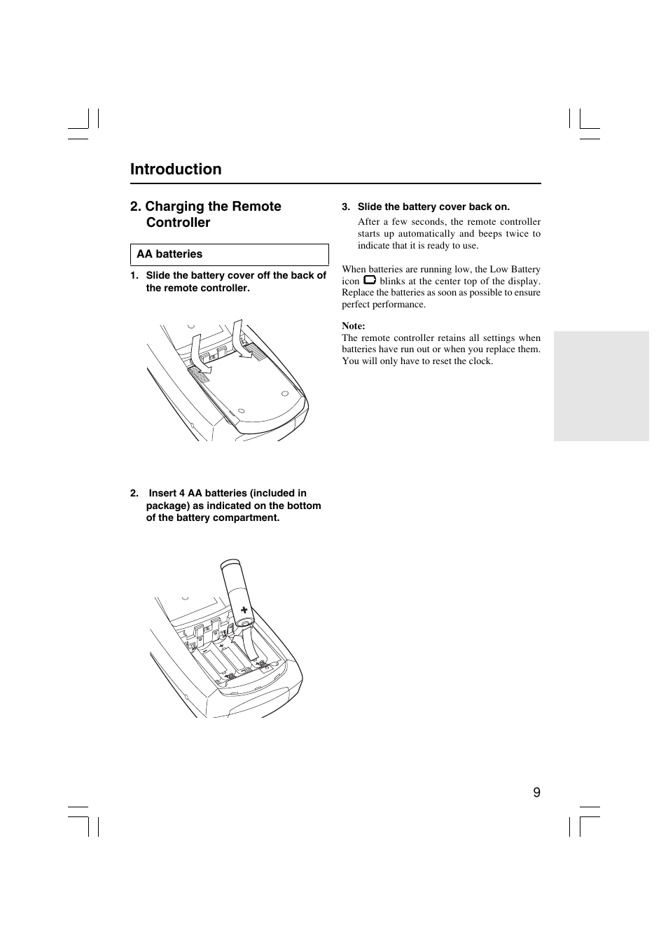 Introduction | Onkyo USR-5RF User Manual | Page 9 / 44