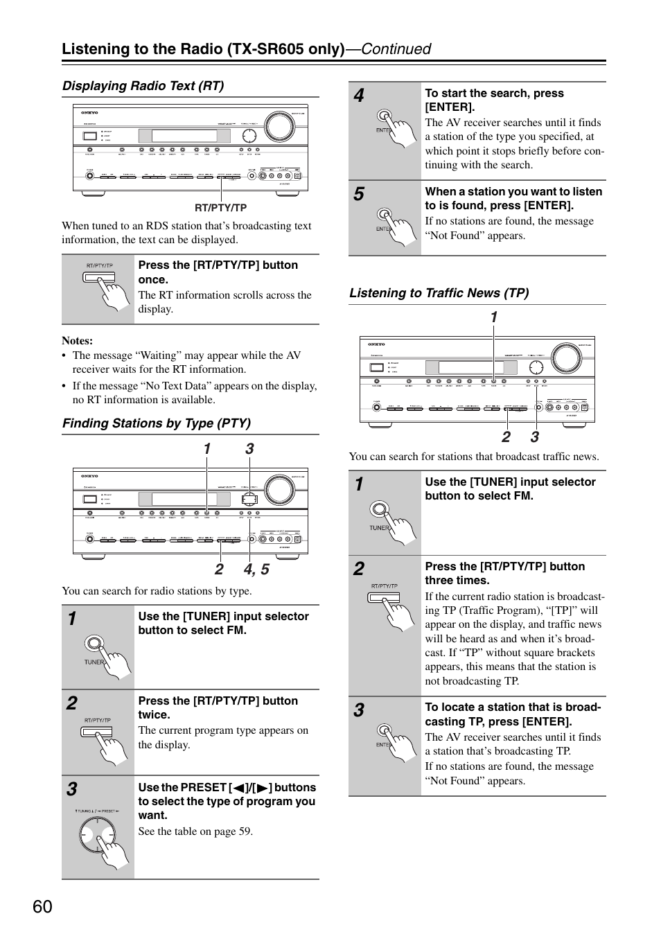 Onkyo TX-SR605 User Manual | Page 60 / 100