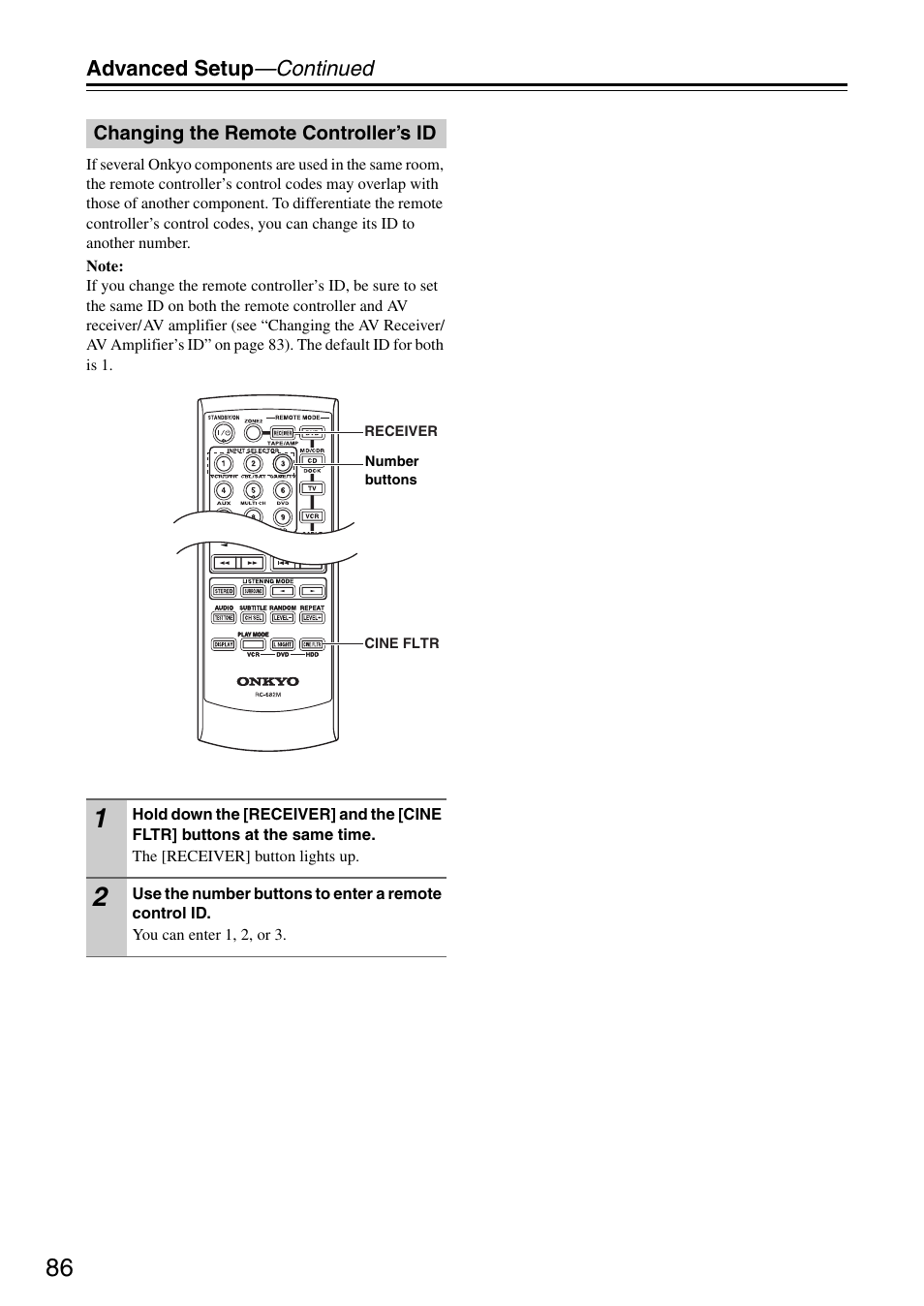 Onkyo TX-SR605 User Manual | Page 86 / 100