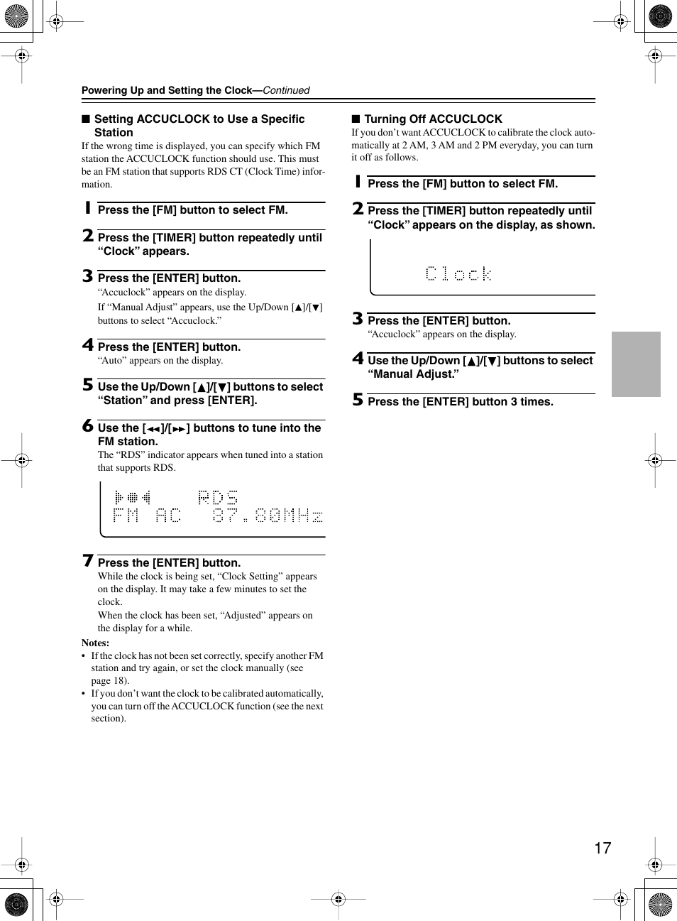 Onkyo CR-505DA User Manual | Page 17 / 40