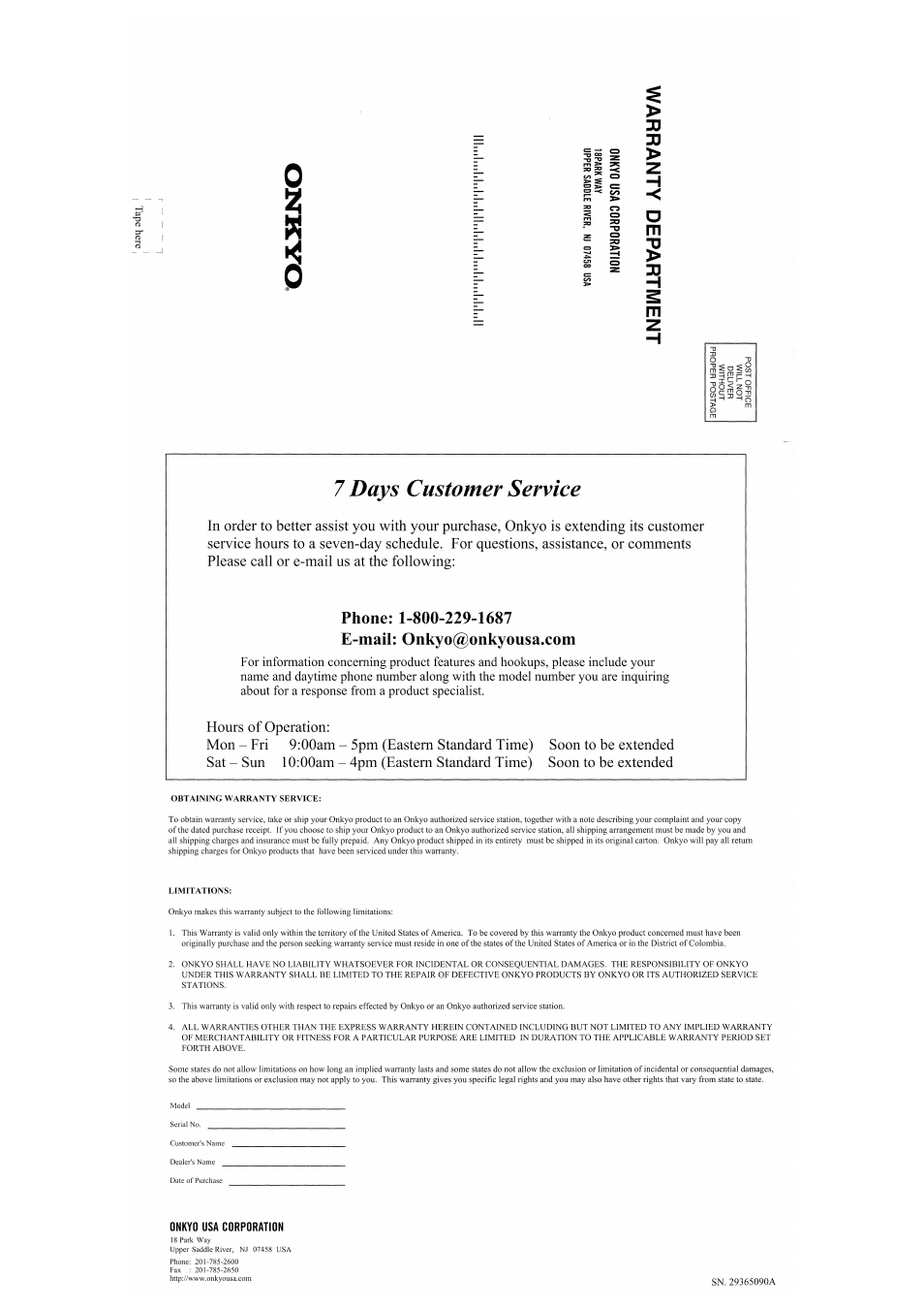 Onkyo TX-SR601E User Manual | Page 86 / 88