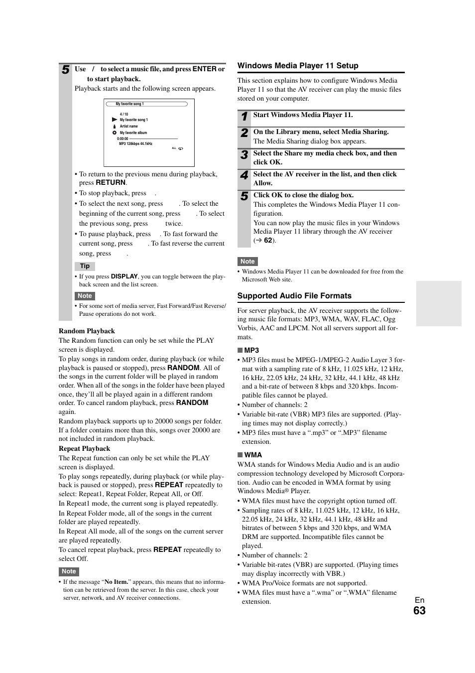 Onkyo TX-NR708 User Manual | Page 63 / 96