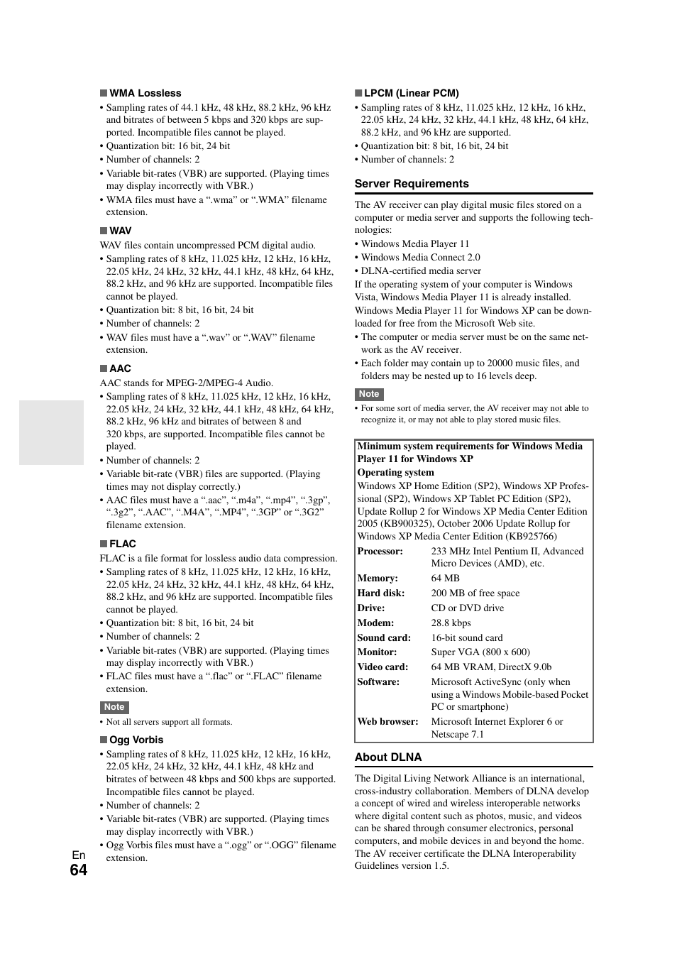 Onkyo TX-NR708 User Manual | Page 64 / 96