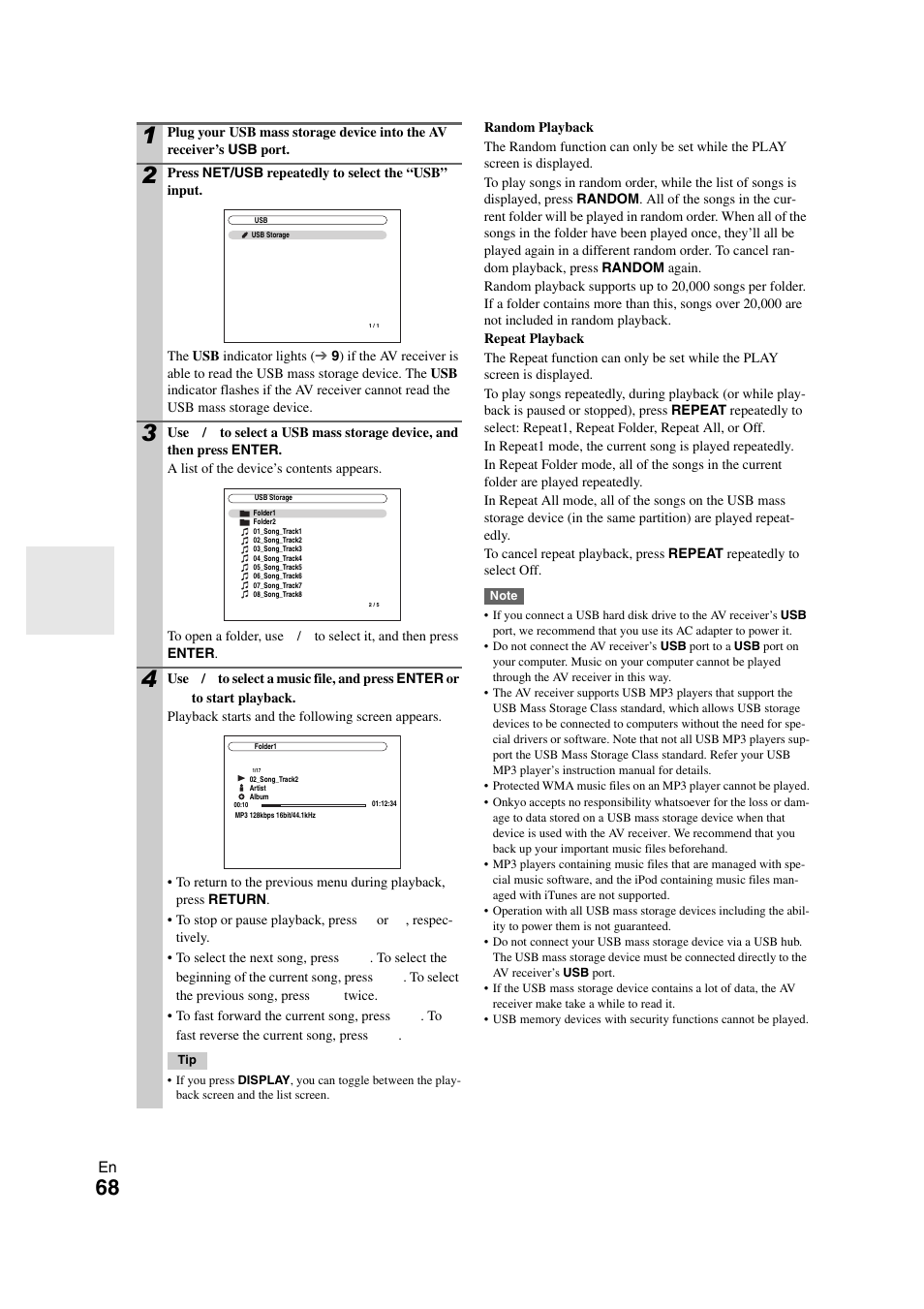 Onkyo TX-NR708 User Manual | Page 68 / 96