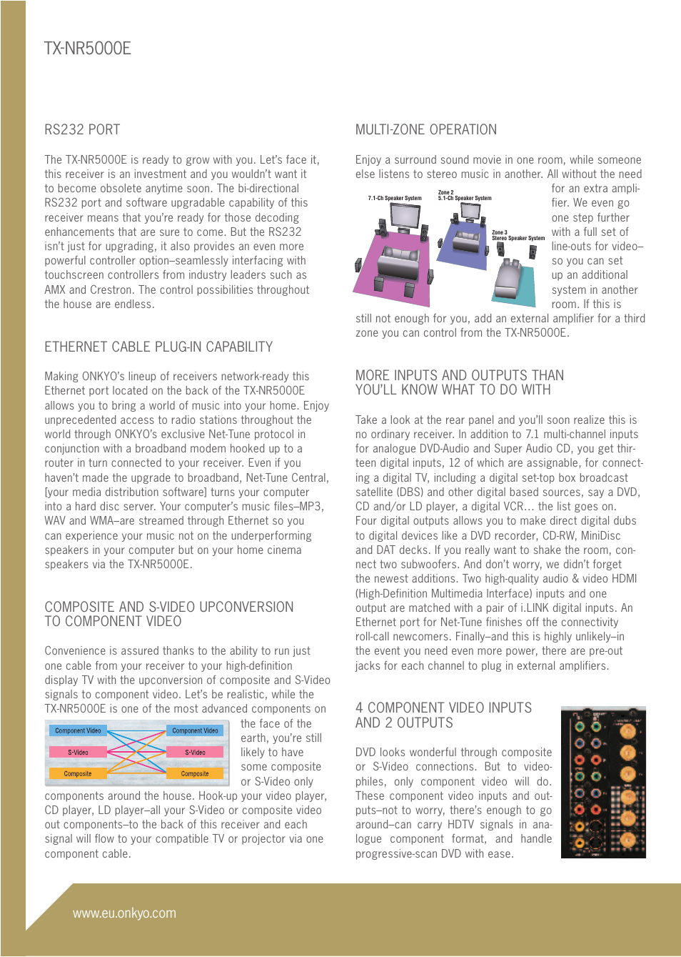 Tx-nr5000e | Onkyo TX-NR5000E User Manual | Page 14 / 28