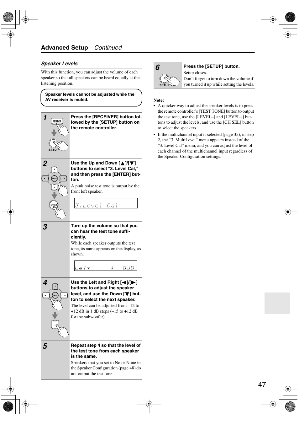 Onkyo HT-S780 User Manual | Page 47 / 71