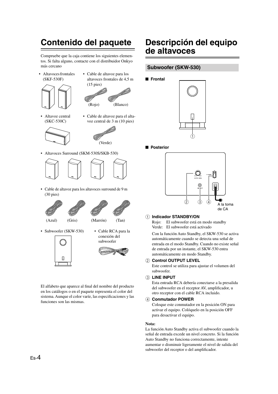 Onkyo SKS-HT530 User Manual | Page 12 / 32