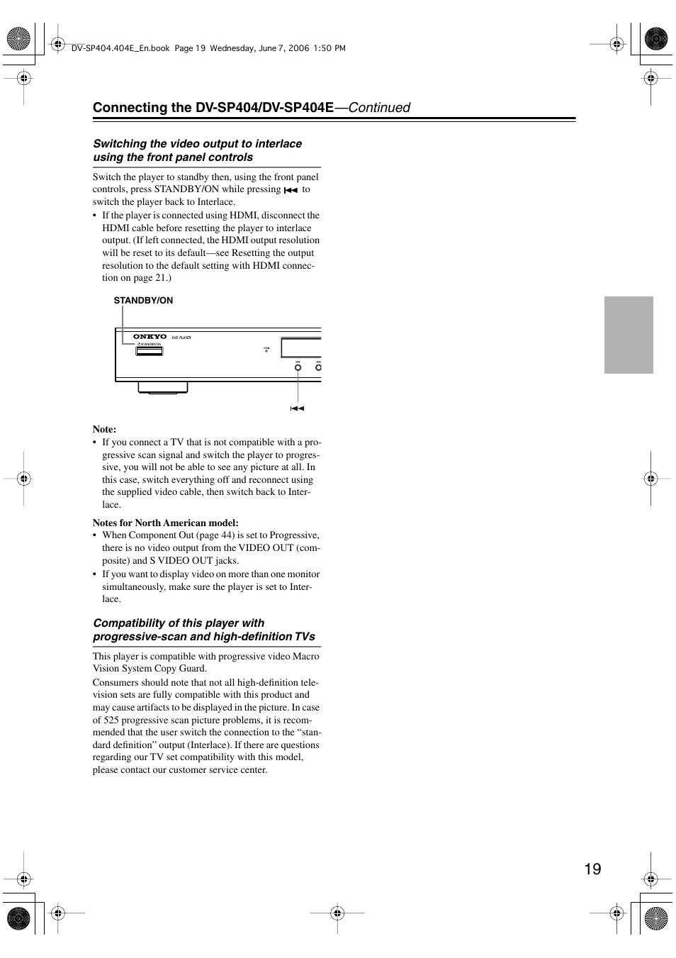 Onkyo DV SP404 User Manual | Page 19 / 60