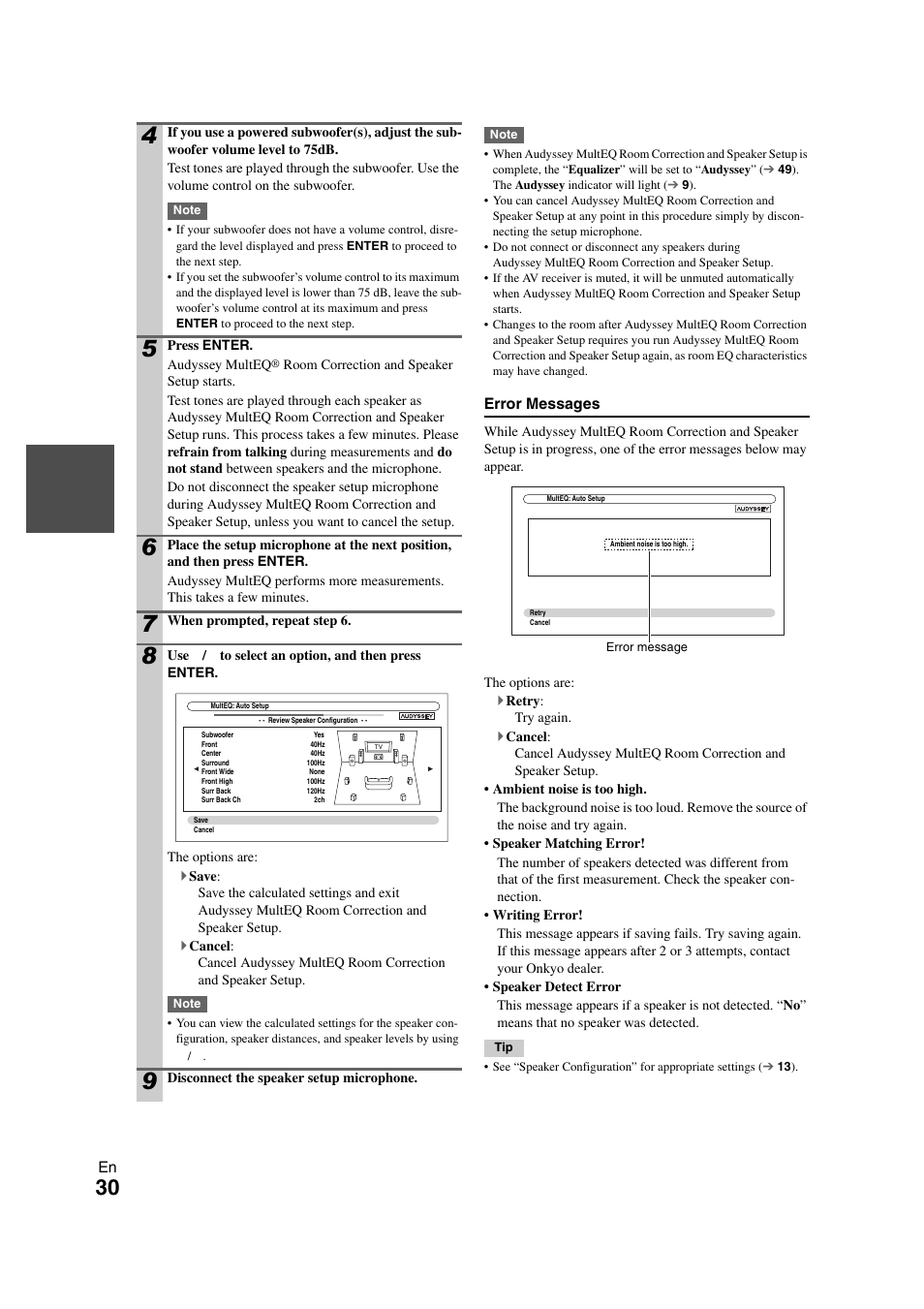 Onkyo TX-NR1008 User Manual | Page 30 / 104