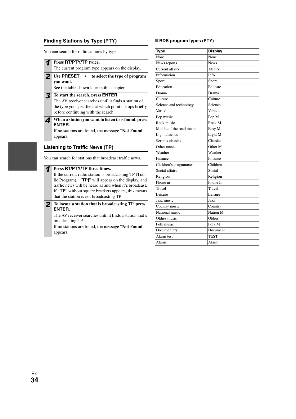 Onkyo TX-NR1008 User Manual | Page 34 / 104