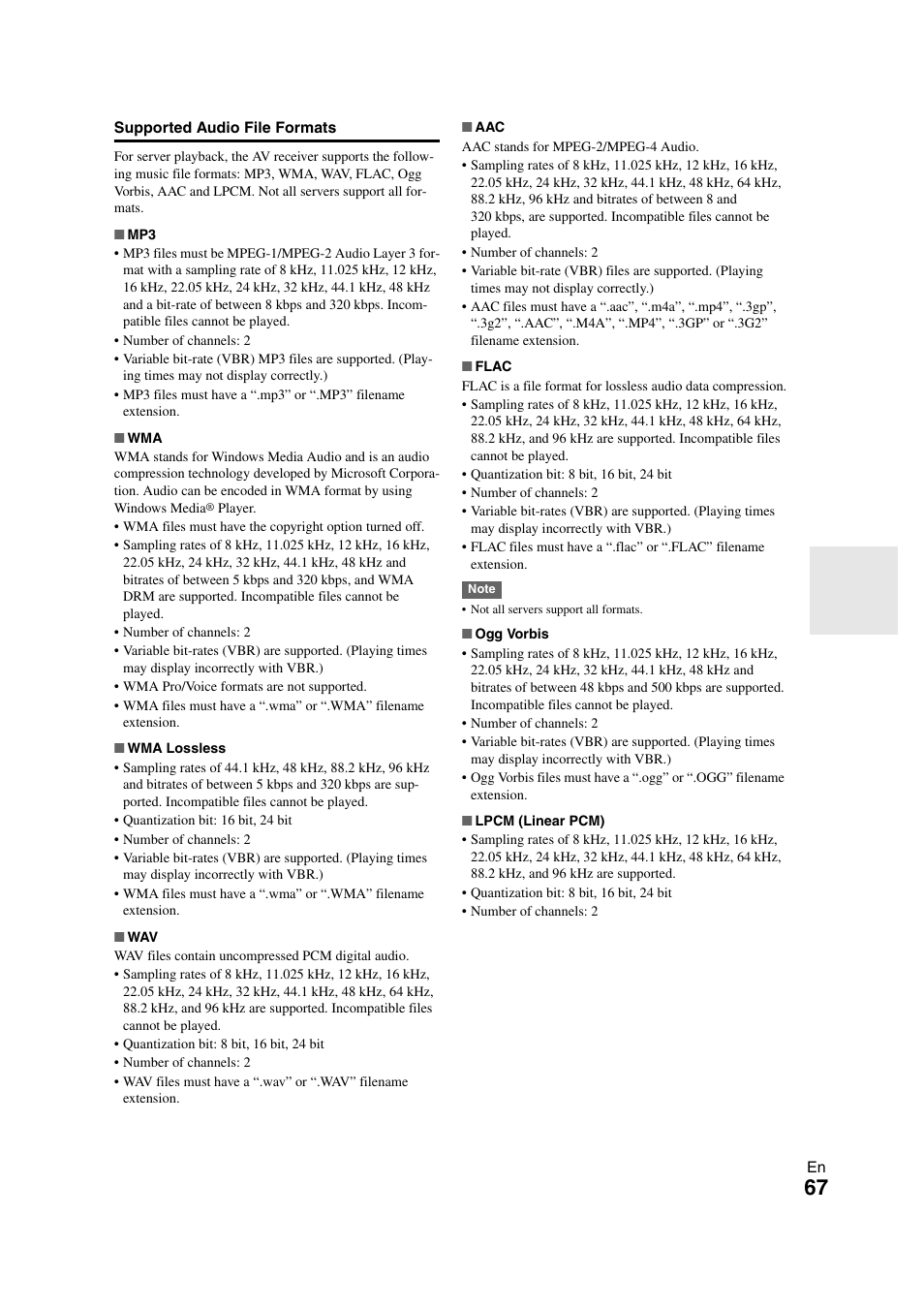 Onkyo TX-NR1008 User Manual | Page 67 / 104