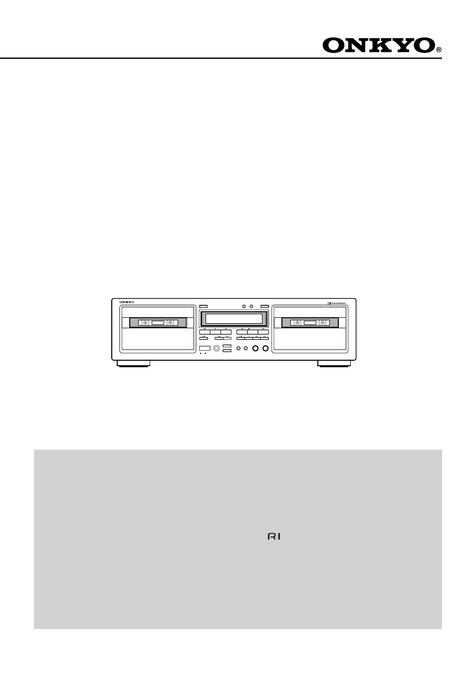 Onkyo TA-RW544 User Manual | 20 pages