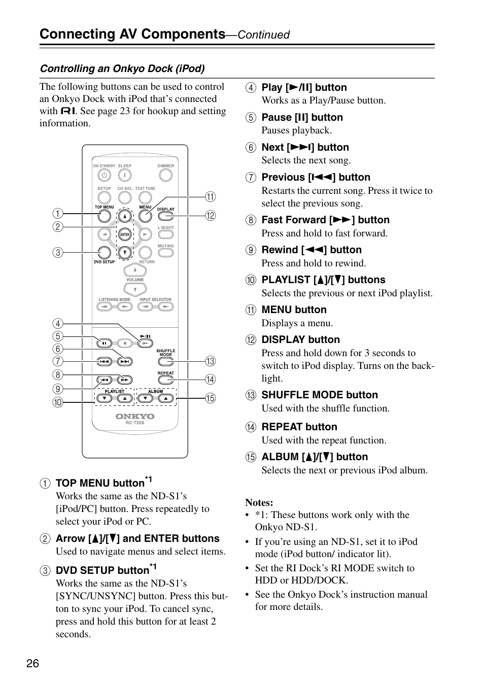 Connecting av components | Onkyo HTX-22HDX User Manual | Page 26 / 56