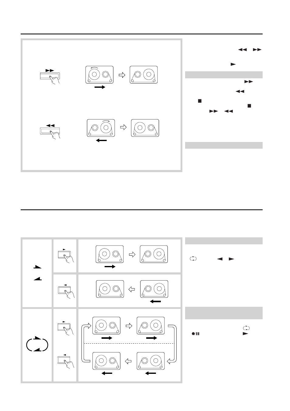 Reverse mode function | Onkyo 144 User Manual | Page 7 / 16