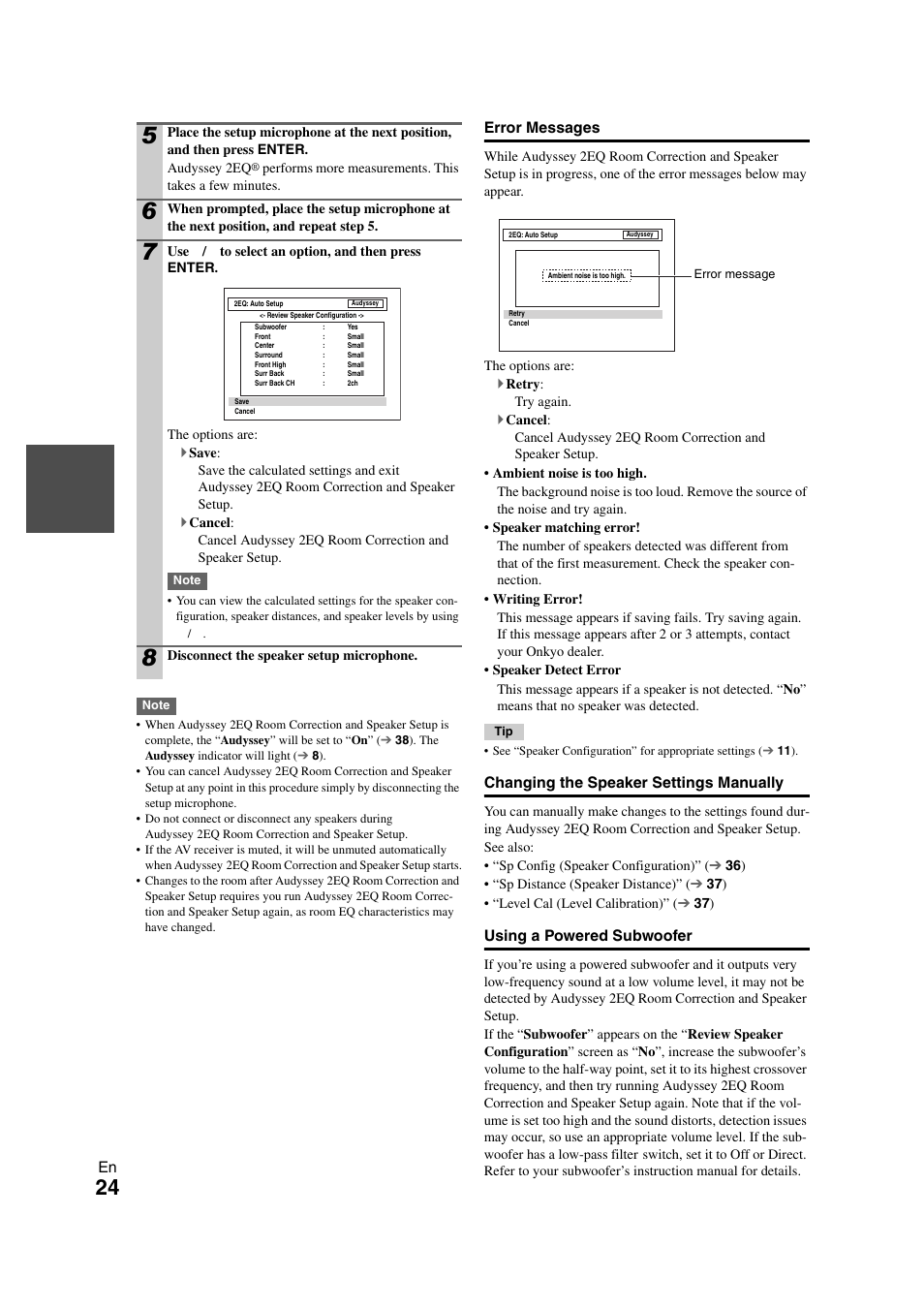 Onkyo TX-SR508 User Manual | Page 24 / 64