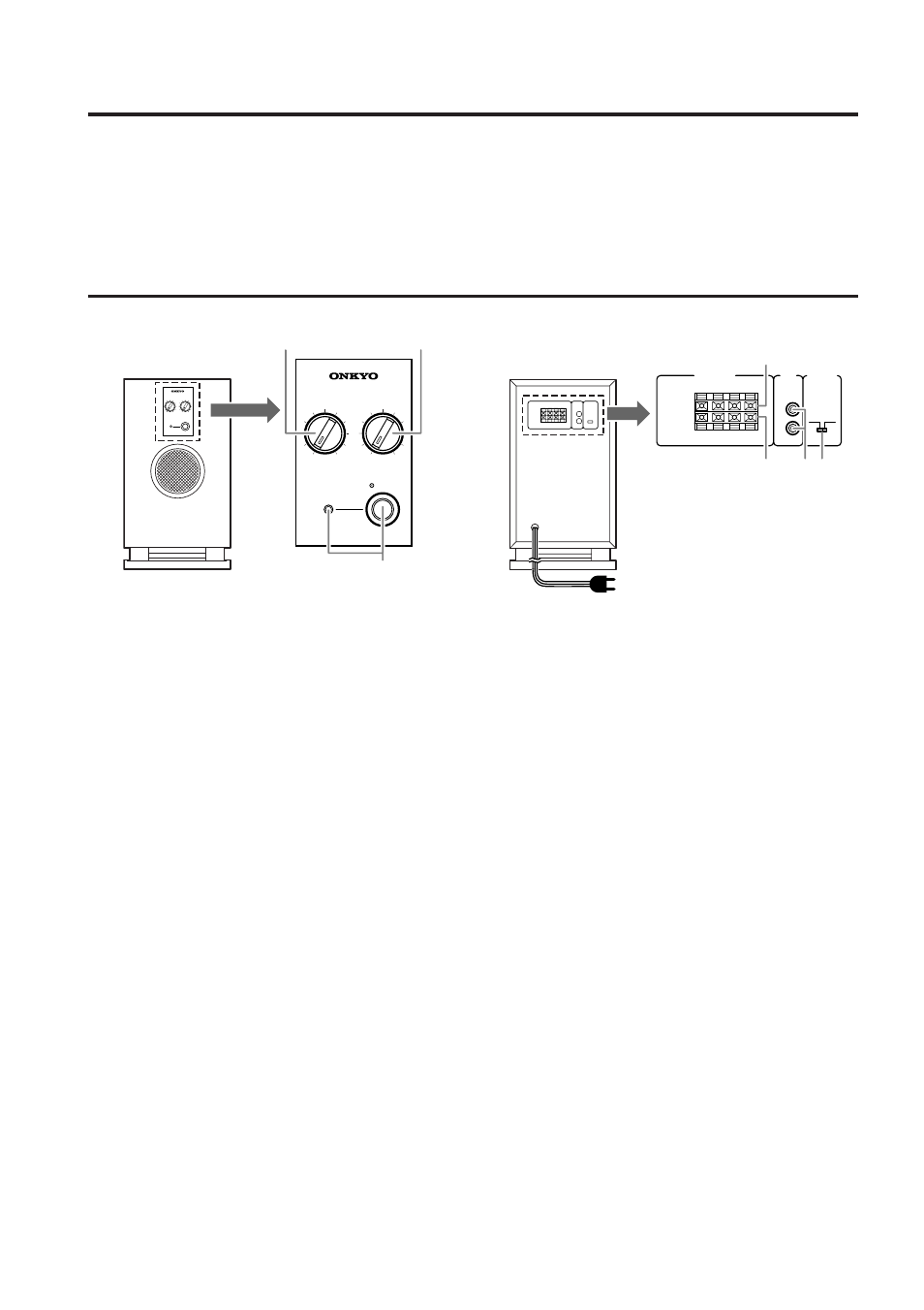 Control positions and names, Feature, Cd a b | Onkyo HTP-L50 User Manual | Page 4 / 10