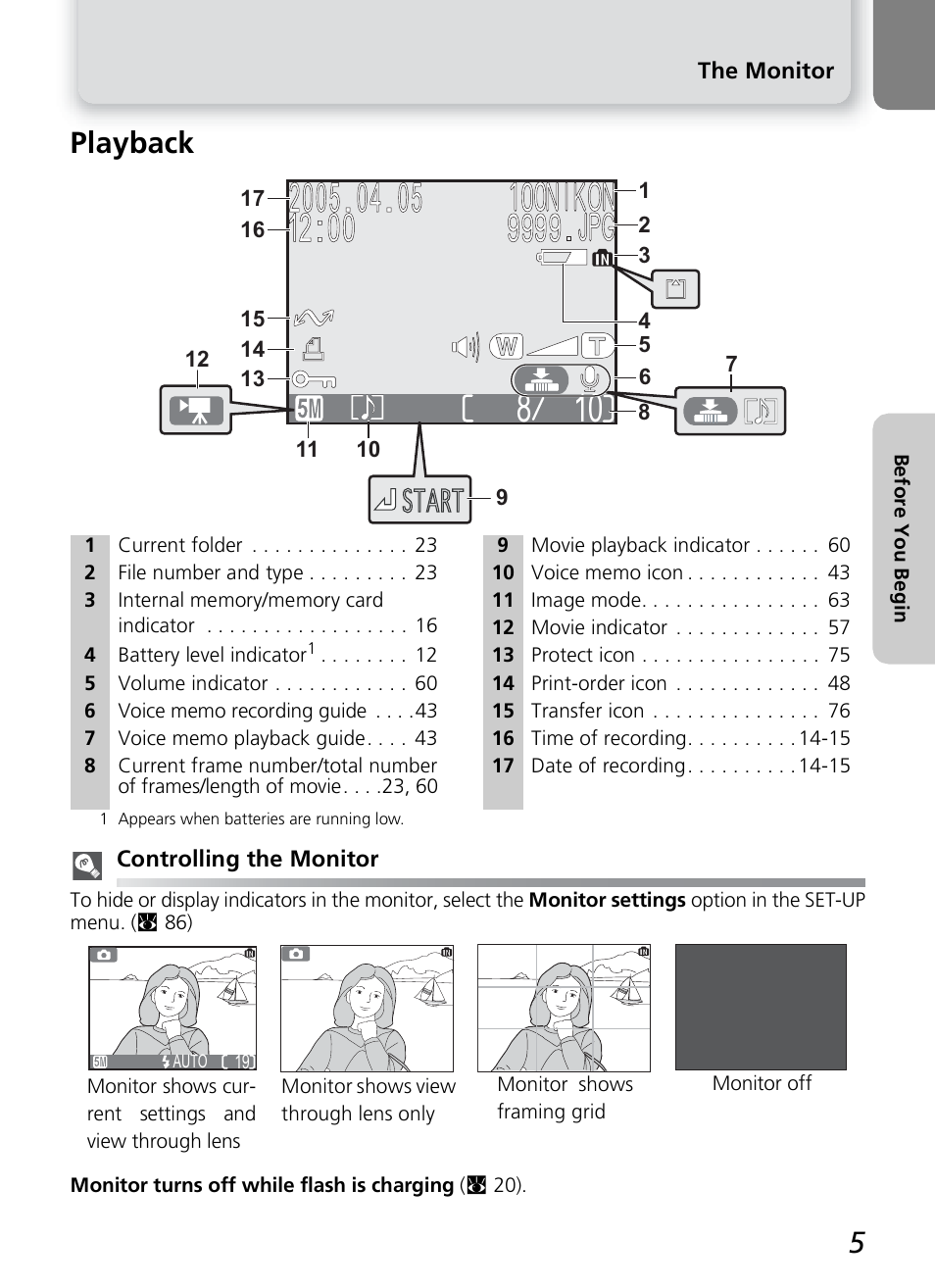 Playback | Onkyo COOLPIX 5100 User Manual | Page 15 / 120