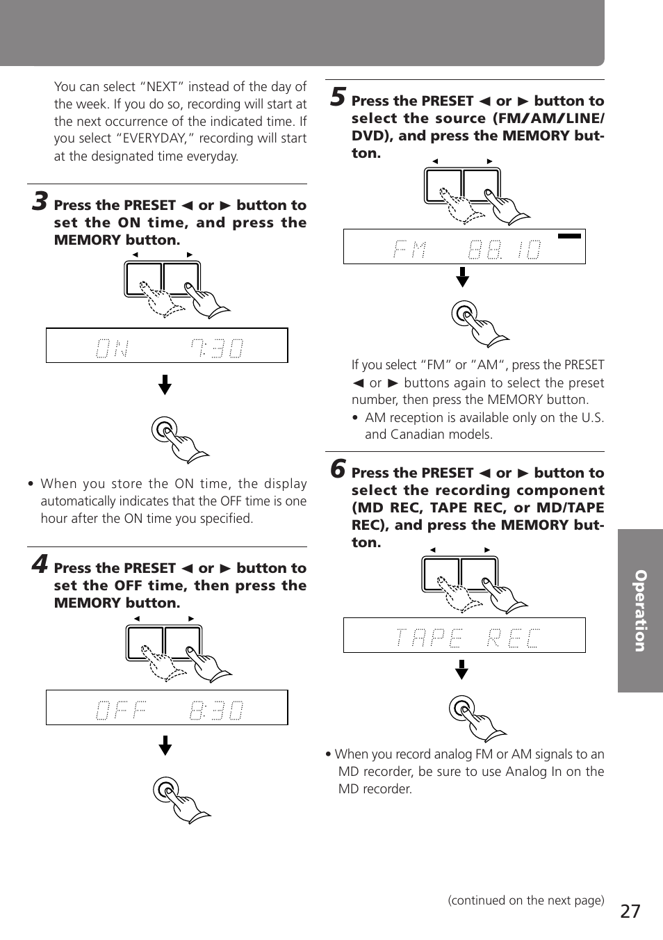 Onkyo T-405TX User Manual | Page 27 / 32