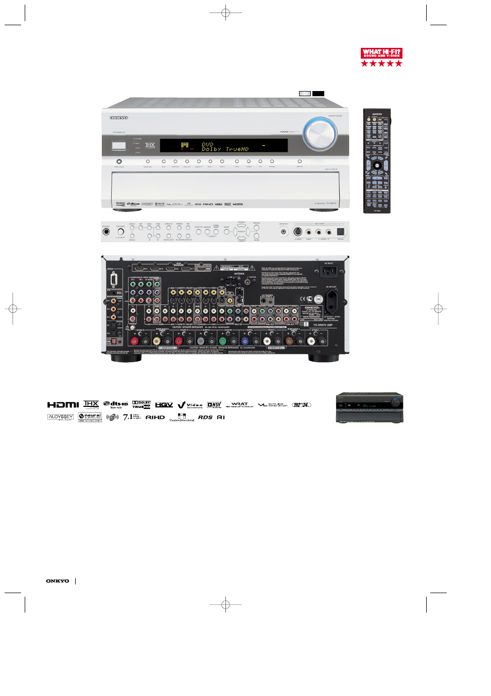 Tx-sr875, Ultra2 | Onkyo Home Entertainment System User Manual | Page 8 / 8