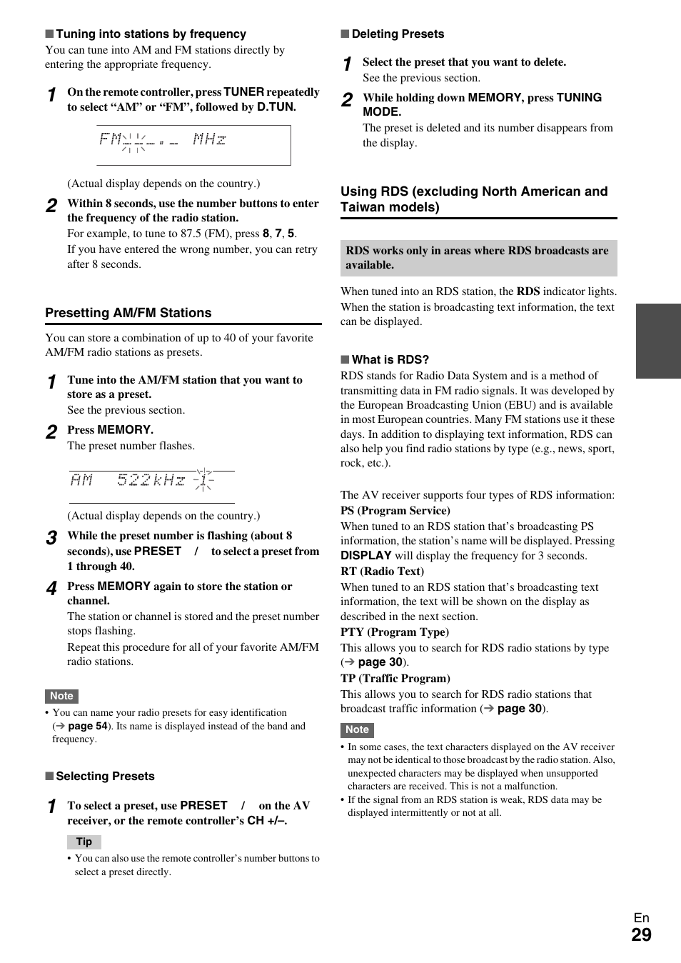 To 29, N (29 | Onkyo 7.2 Channel Network A/V Receiver TX-NR809 User Manual | Page 29 / 100