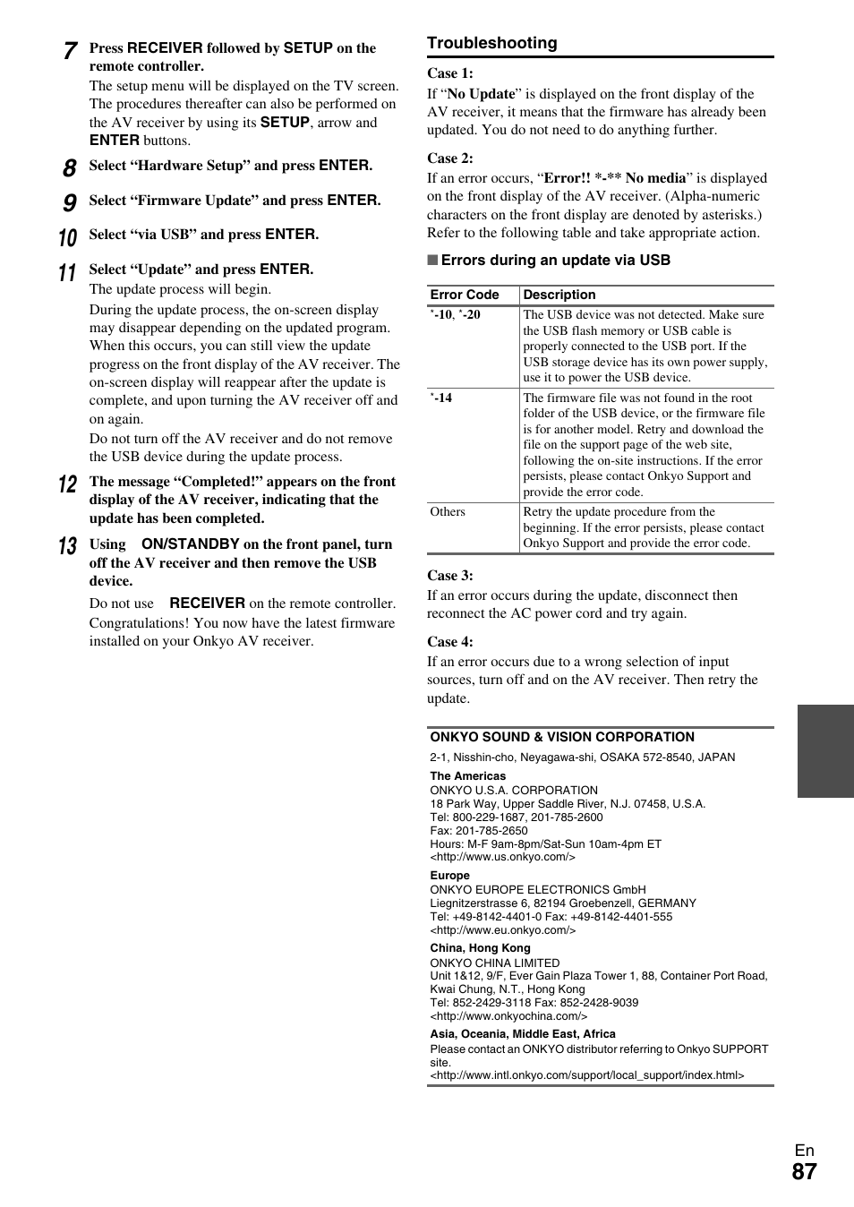 Onkyo 7.2 Channel Network A/V Receiver TX-NR809 User Manual | Page 87 / 100