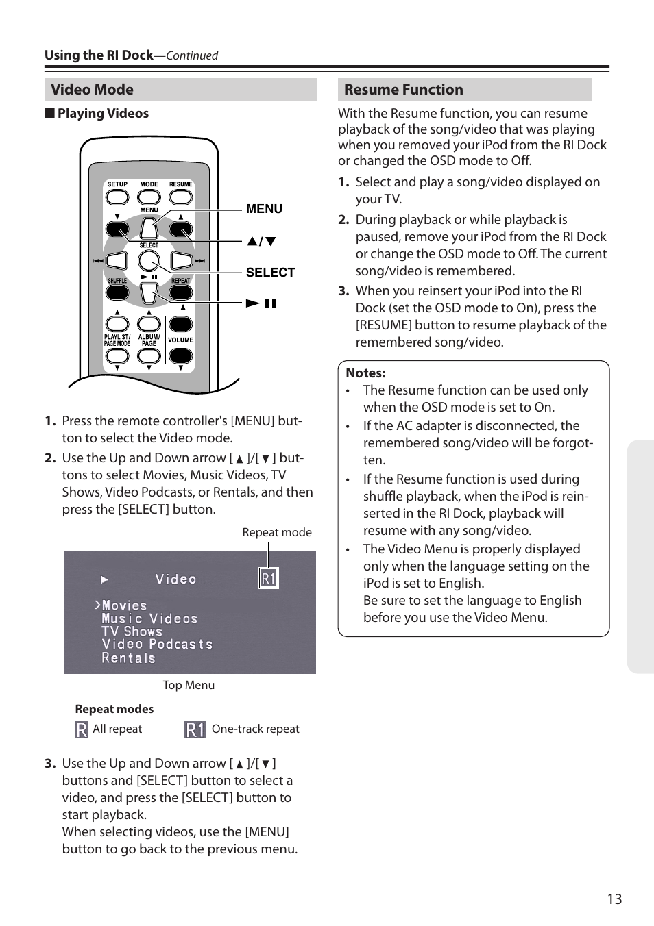 Onkyo 29344880A User Manual | Page 13 / 20