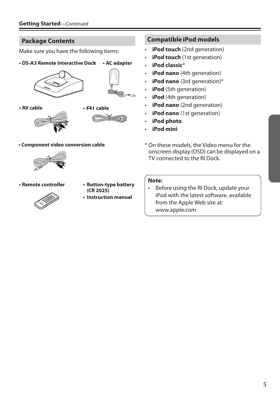 Onkyo 29344880A User Manual | Page 5 / 20