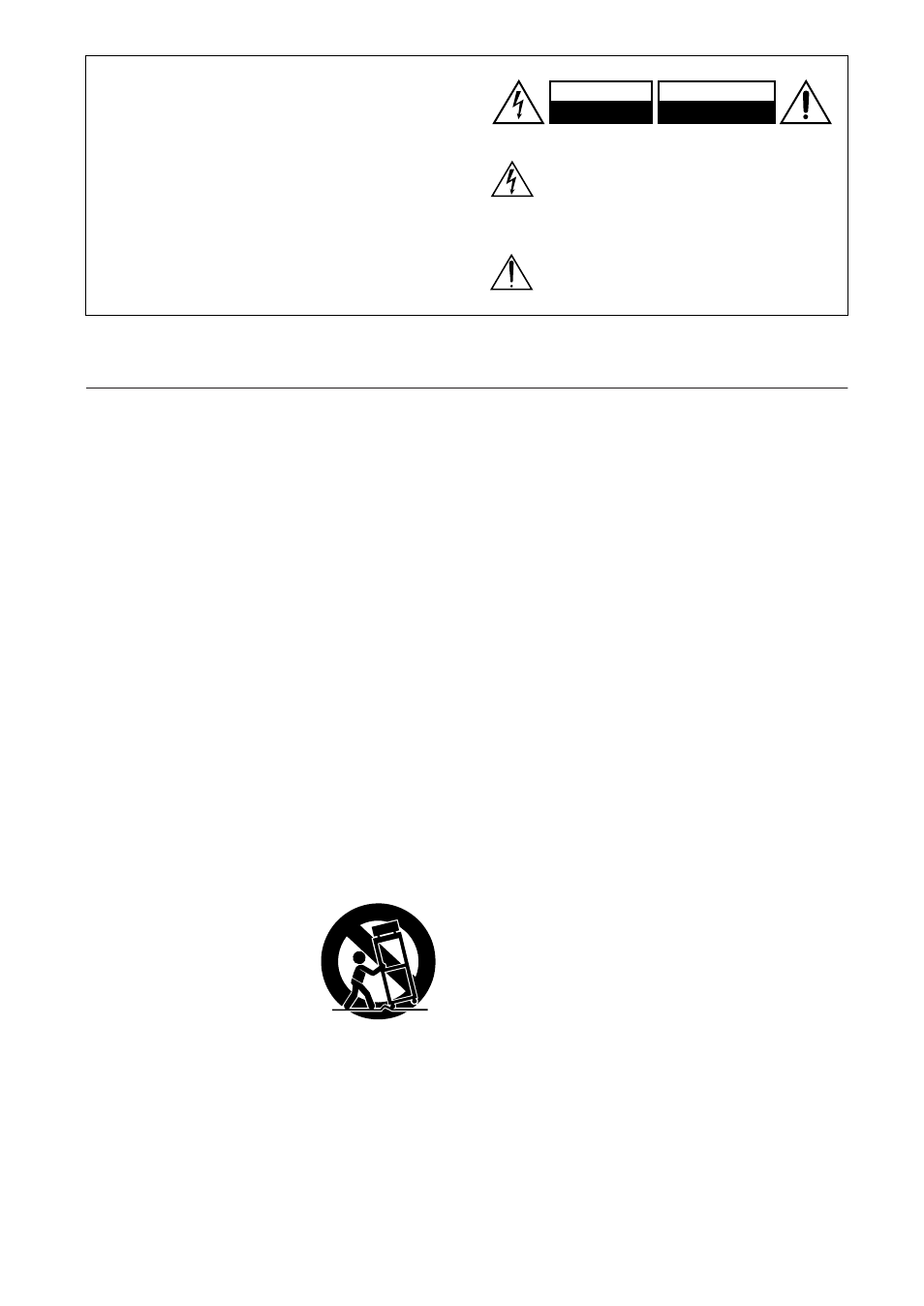 Important safety instructions, Warning, Caution | Onkyo TX-8555 User Manual | Page 2 / 48