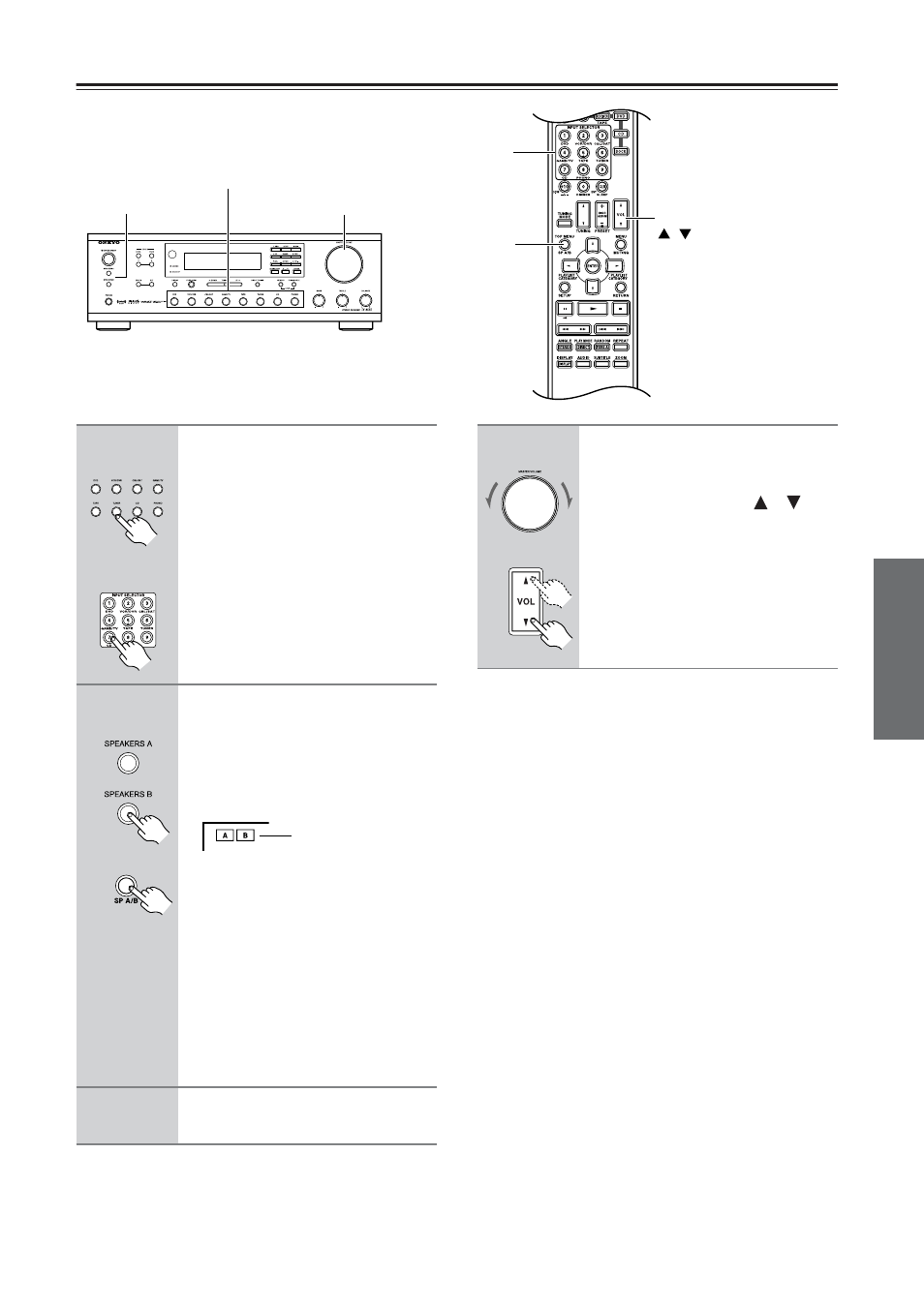 Enjoying audio sources | Onkyo TX-8555 User Manual | Page 23 / 48