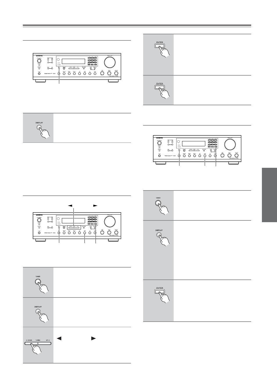 Listening to the radio —continued | Onkyo TX-8555 User Manual | Page 31 / 48