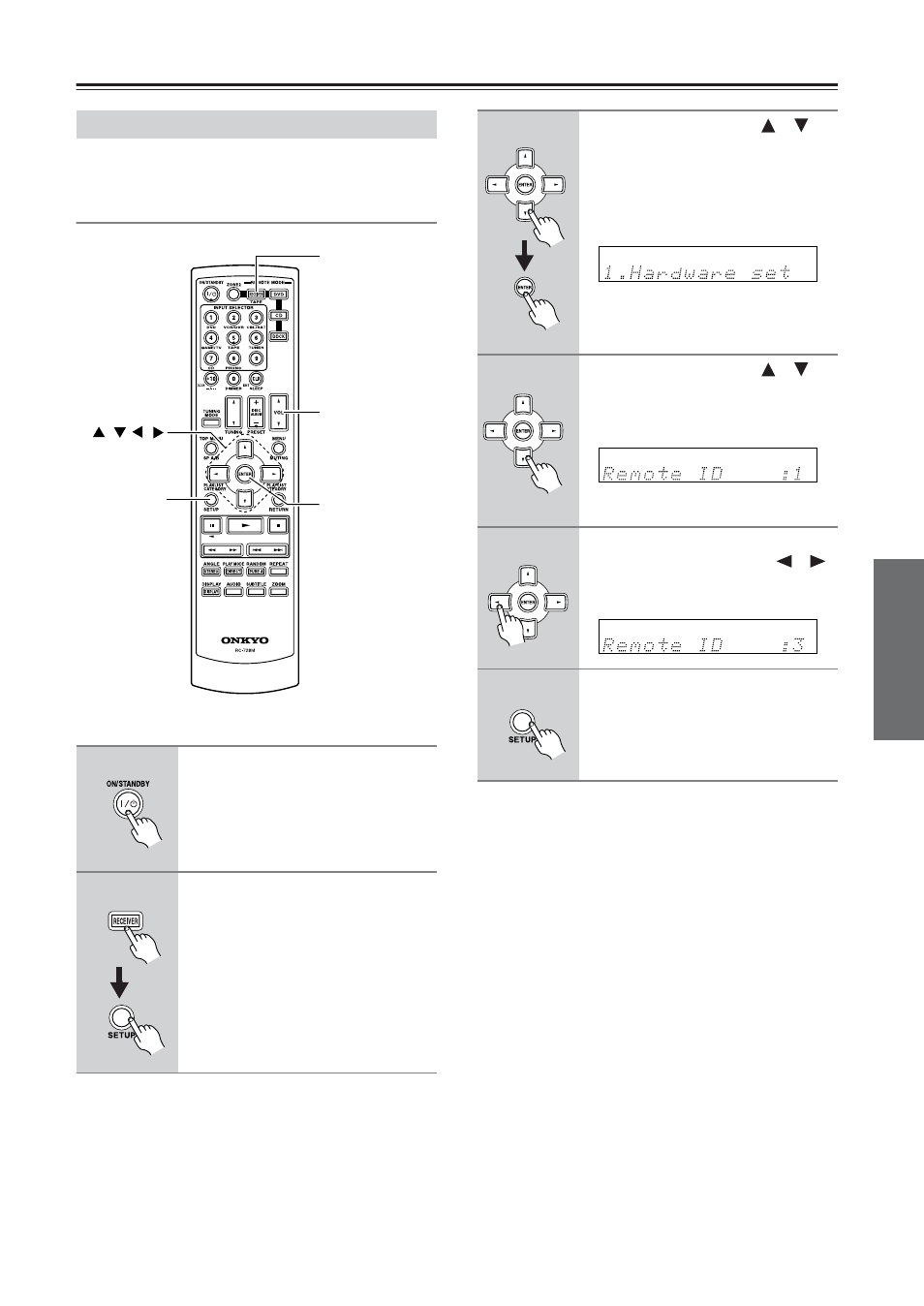 Advanced setup | Onkyo TX-8555 User Manual | Page 33 / 48