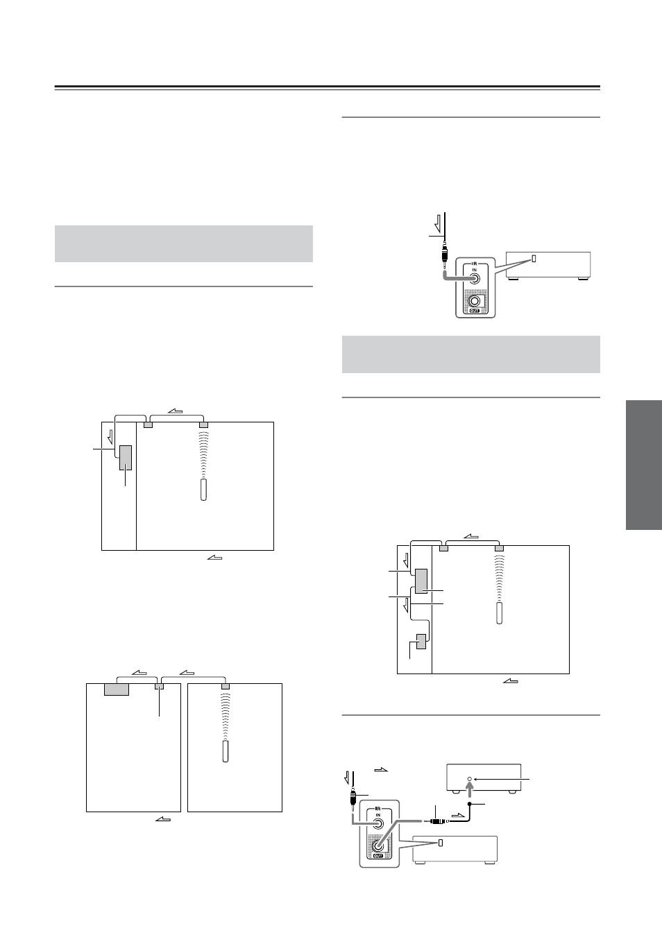 Effective sensor layout, Making sensor connections | Onkyo TX-8555 User Manual | Page 39 / 48