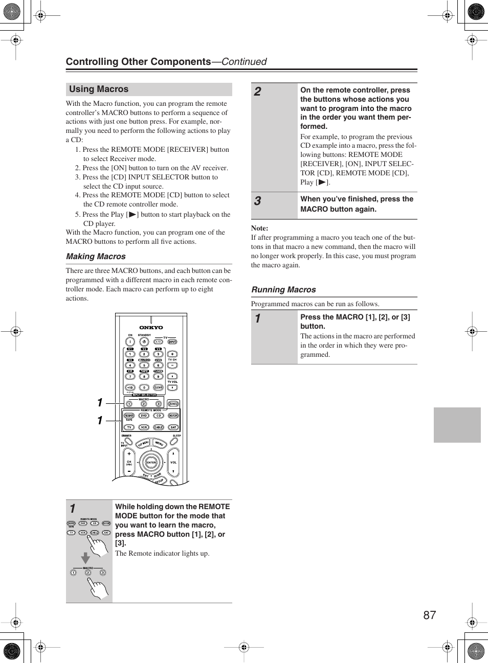 Onkyo TX-SR8360 User Manual | Page 87 / 92